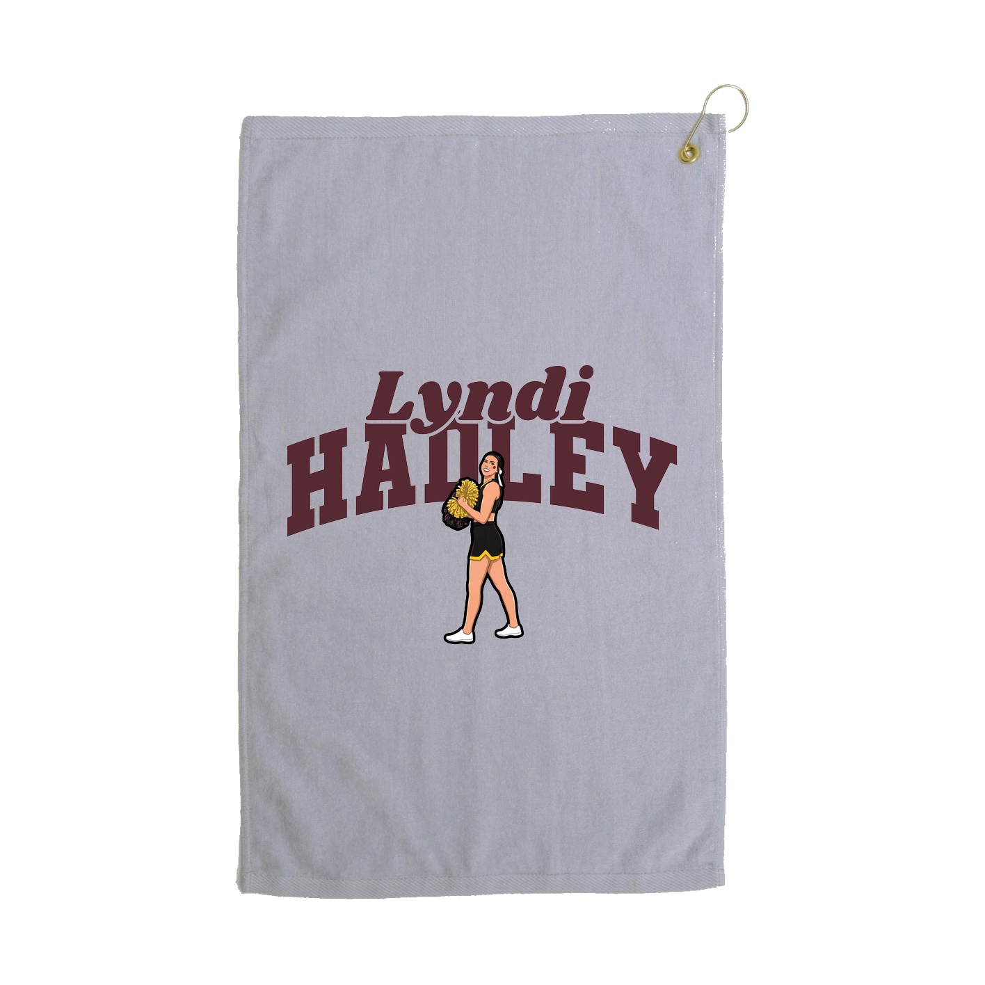 Golf Towel — Signature Arch in Grey