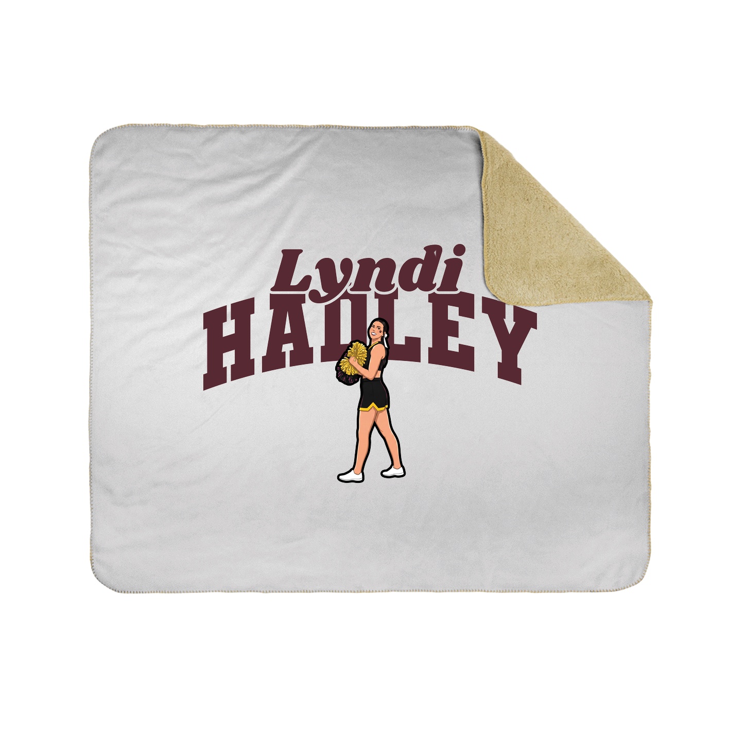 Throw Blanket — Signature Arch in White