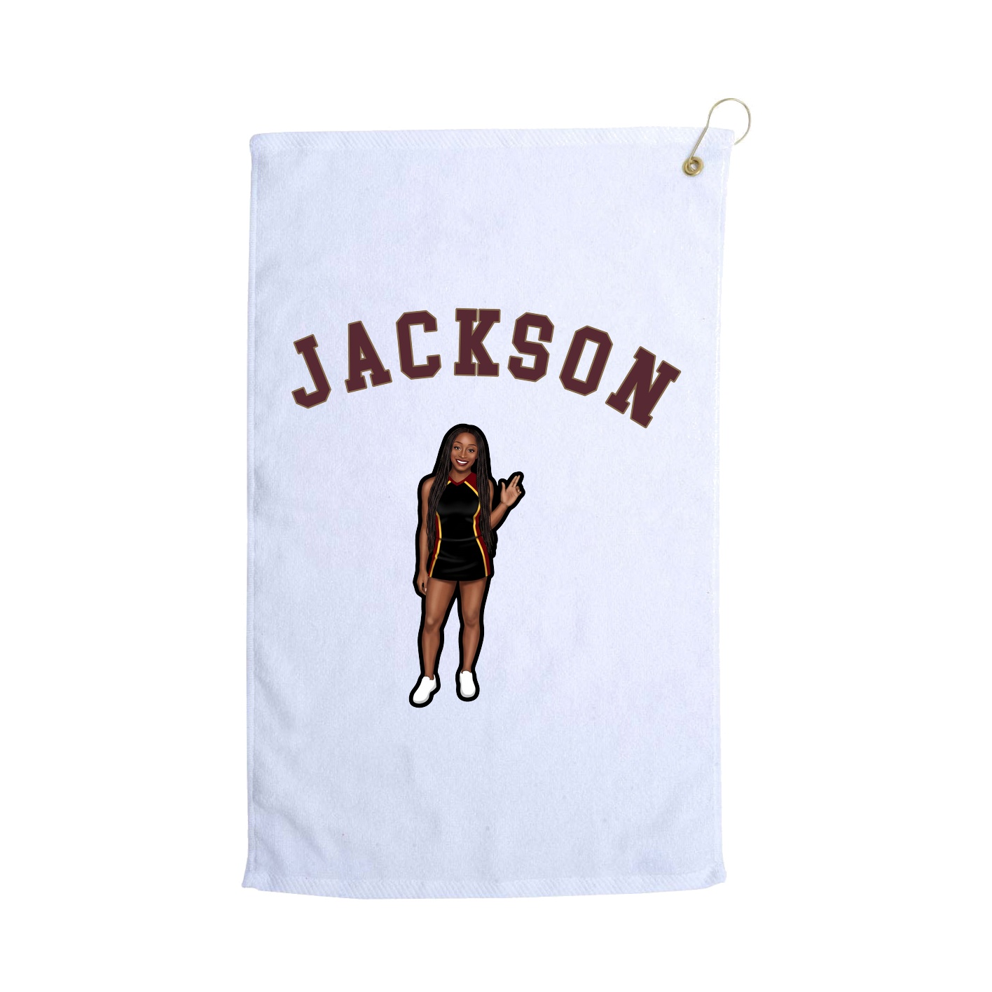 Golf Towel — Shirsey Arch in White