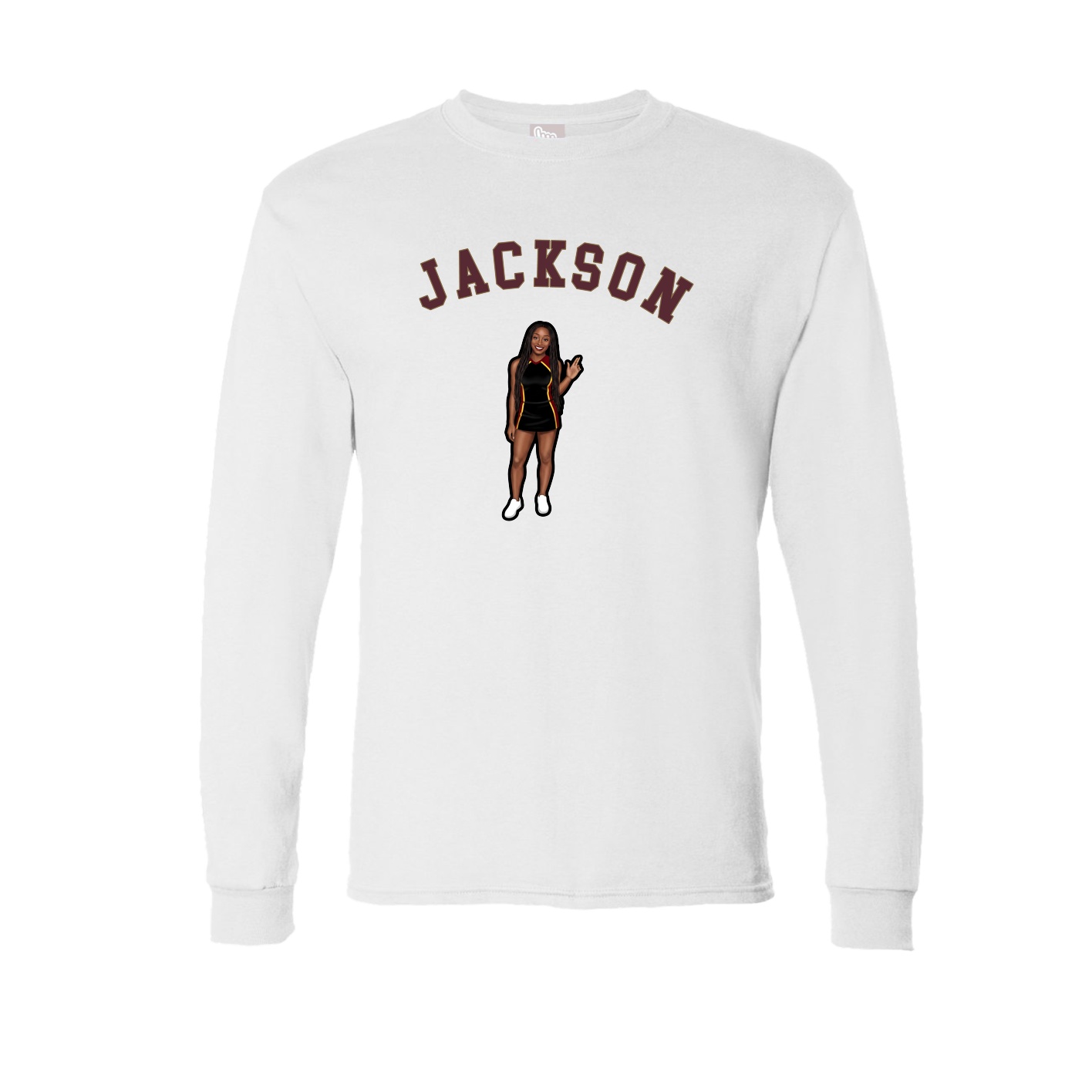 Long Sleeve Tee — Shirsey Arch in White
