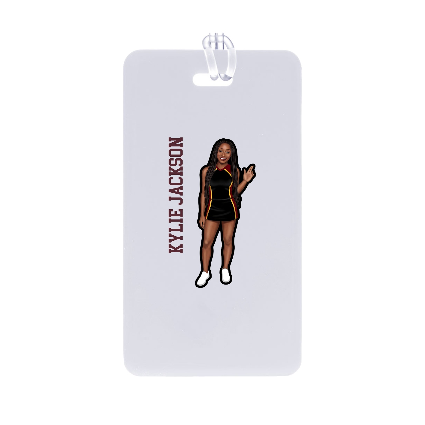 Bag Tag — Name Vertical in Classic