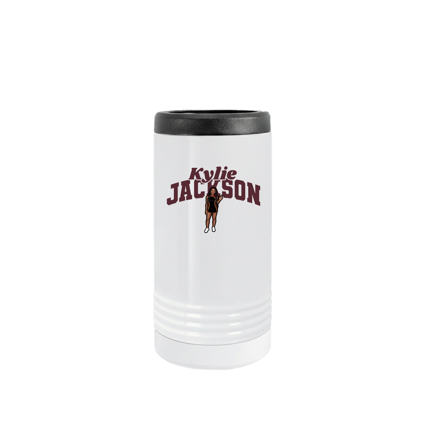 Slim Beverage Holder — Signature Arch in White