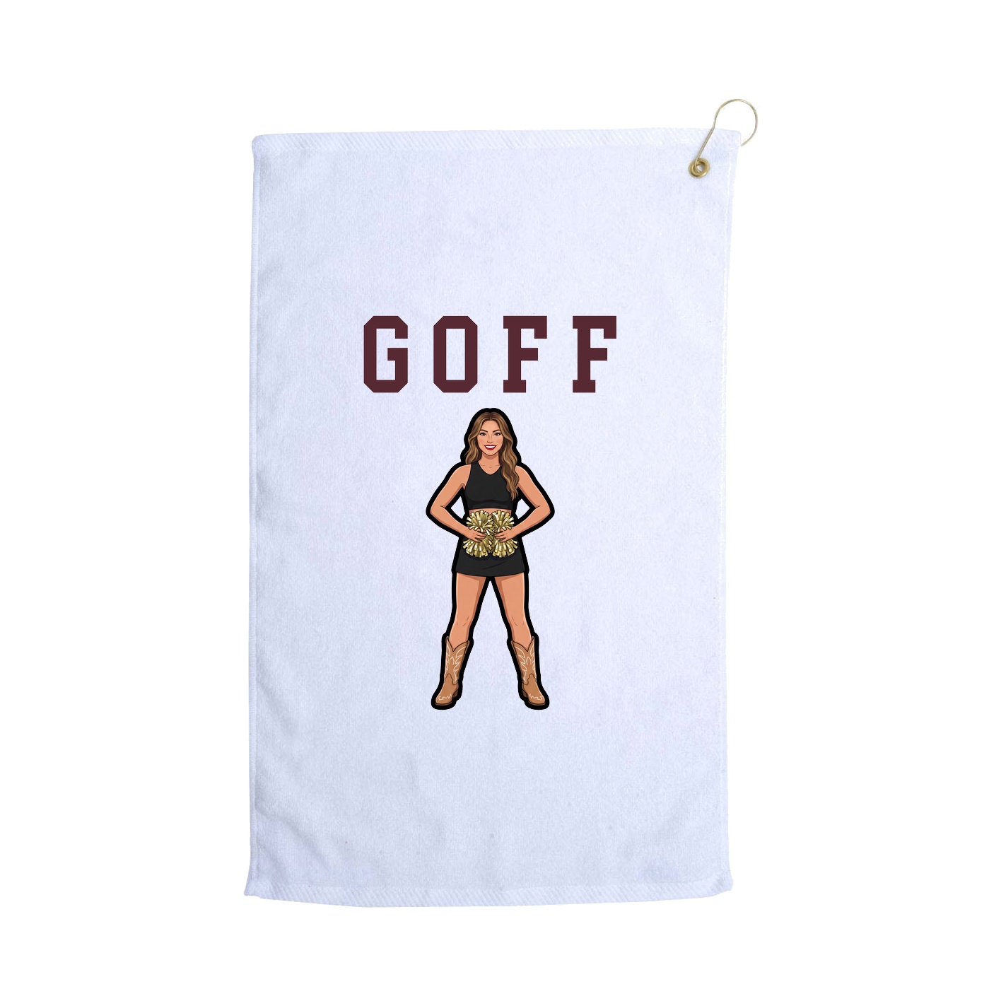Golf Towel — Shirsey in White