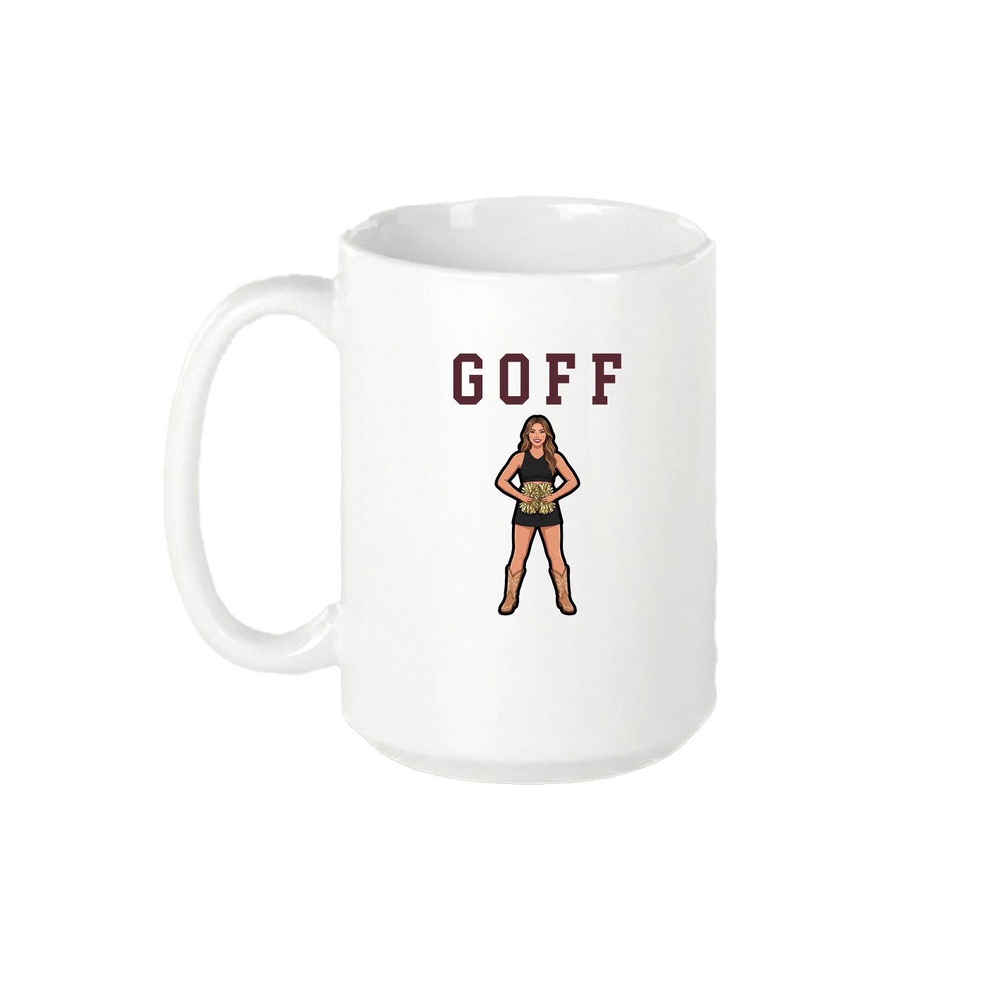 15oz Coffee Mug — Shirsey in White