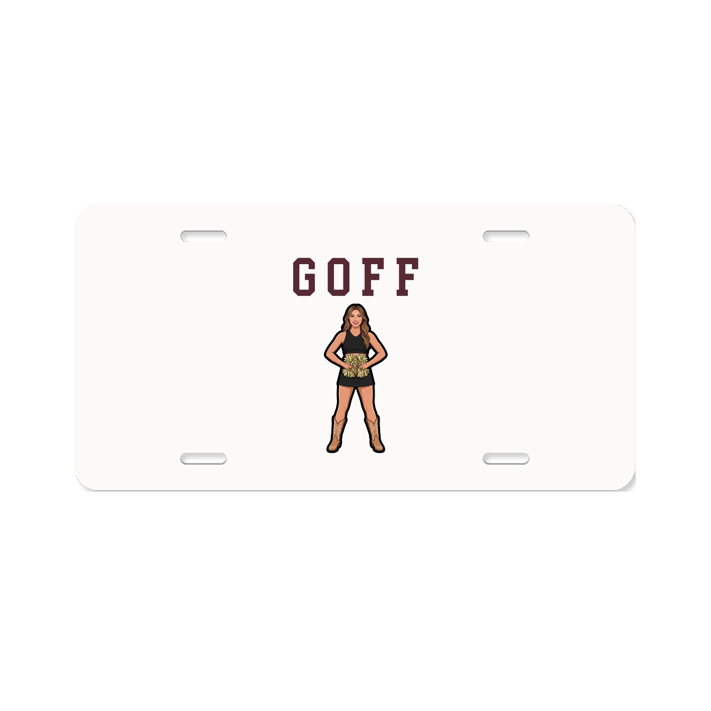 License Plate — Shirsey in Classic