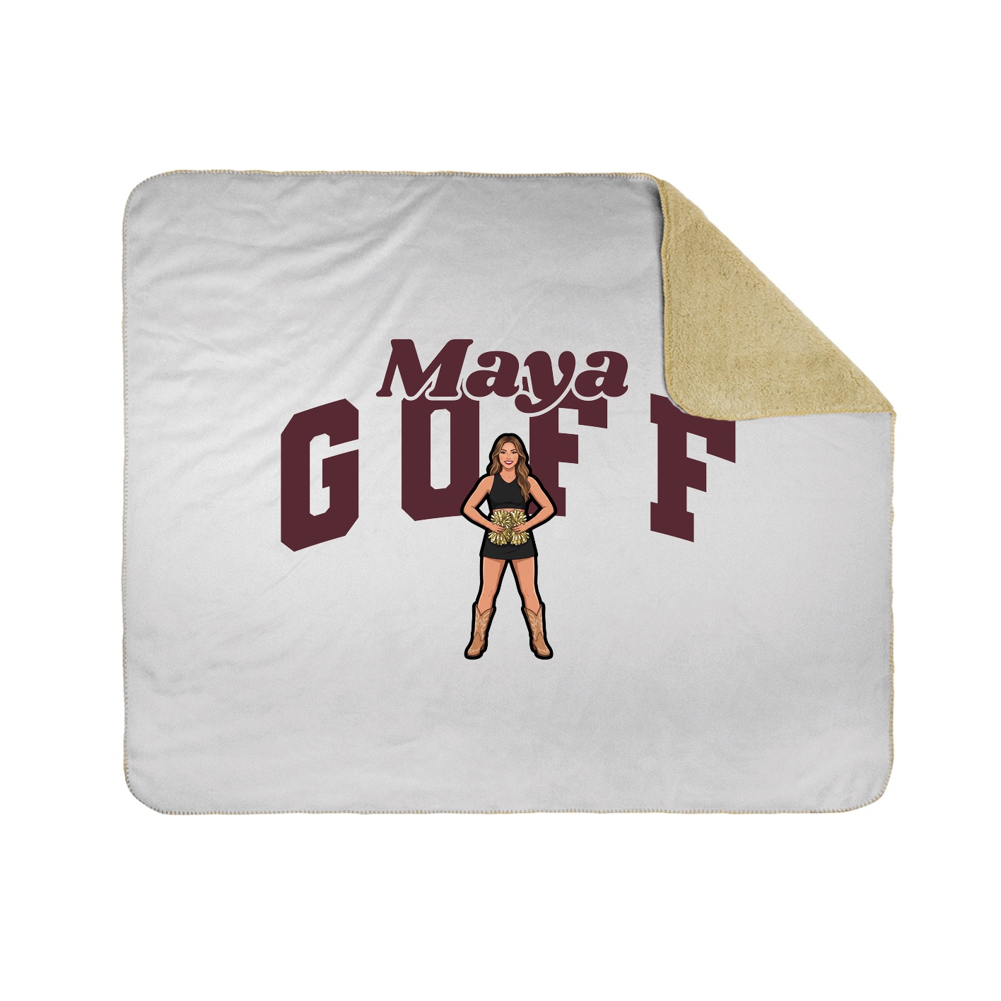 Throw Blanket — Signature Arch in White