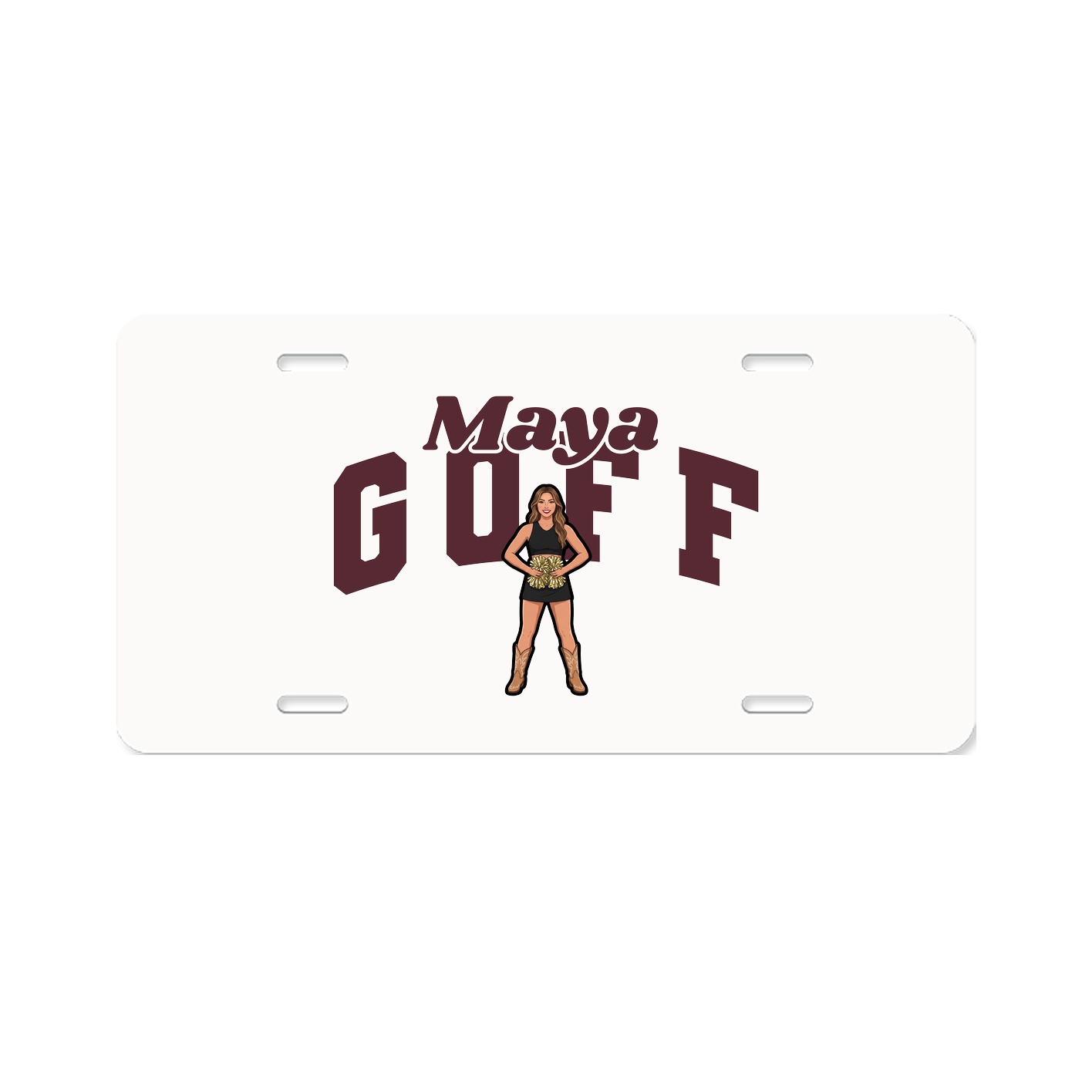 License Plate — Signature Arch in Classic