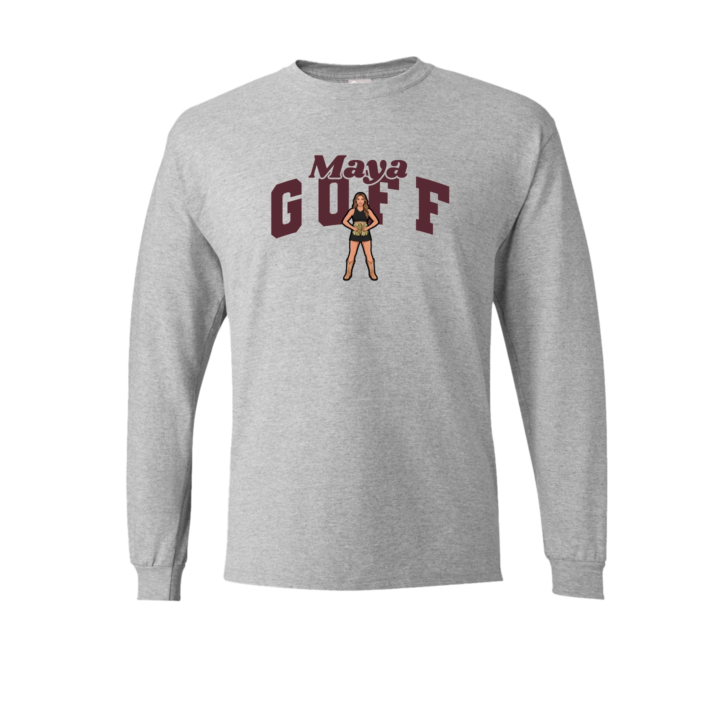 Long Sleeve Tee — Signature Arch in Grey