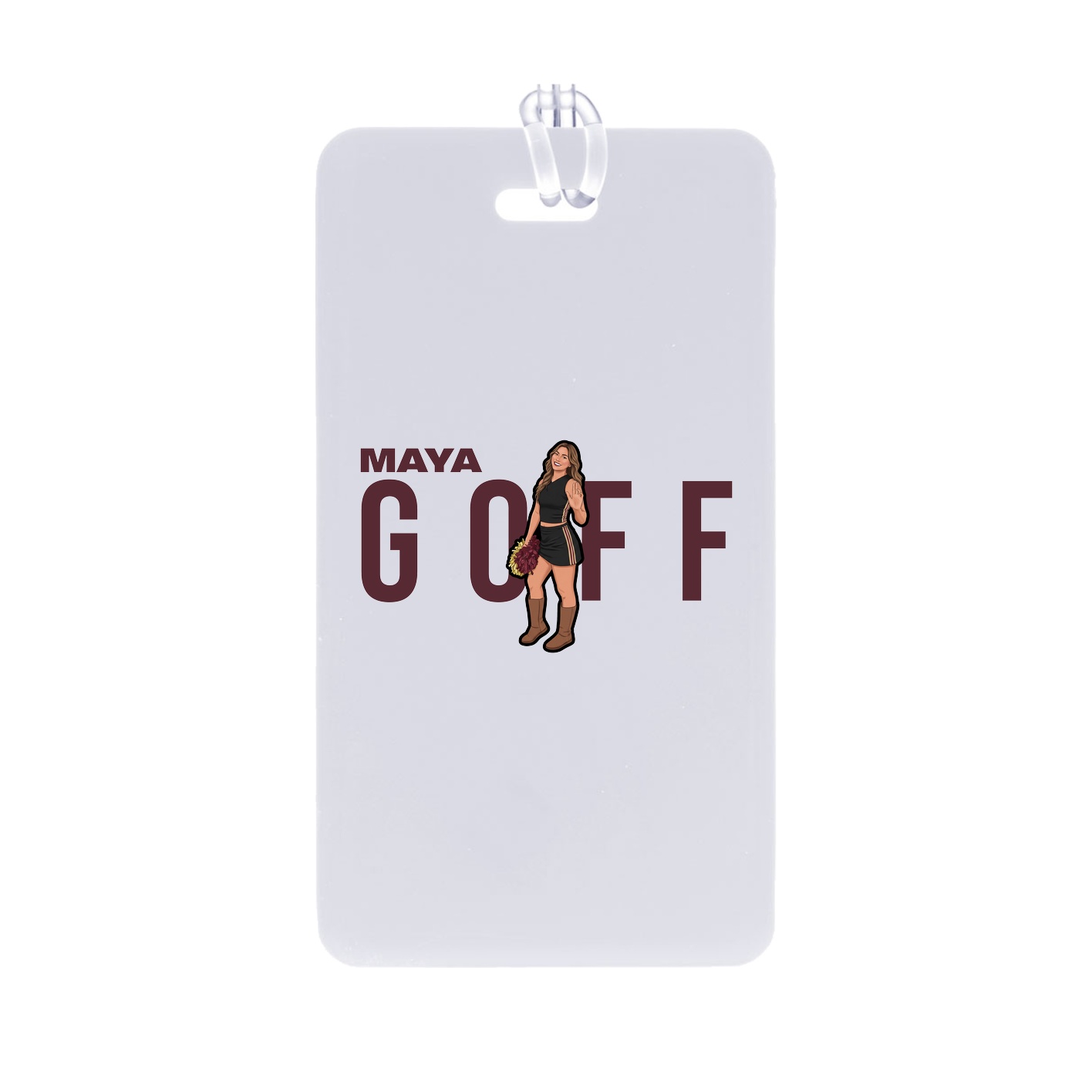 Bag Tag — Player Name in Classic