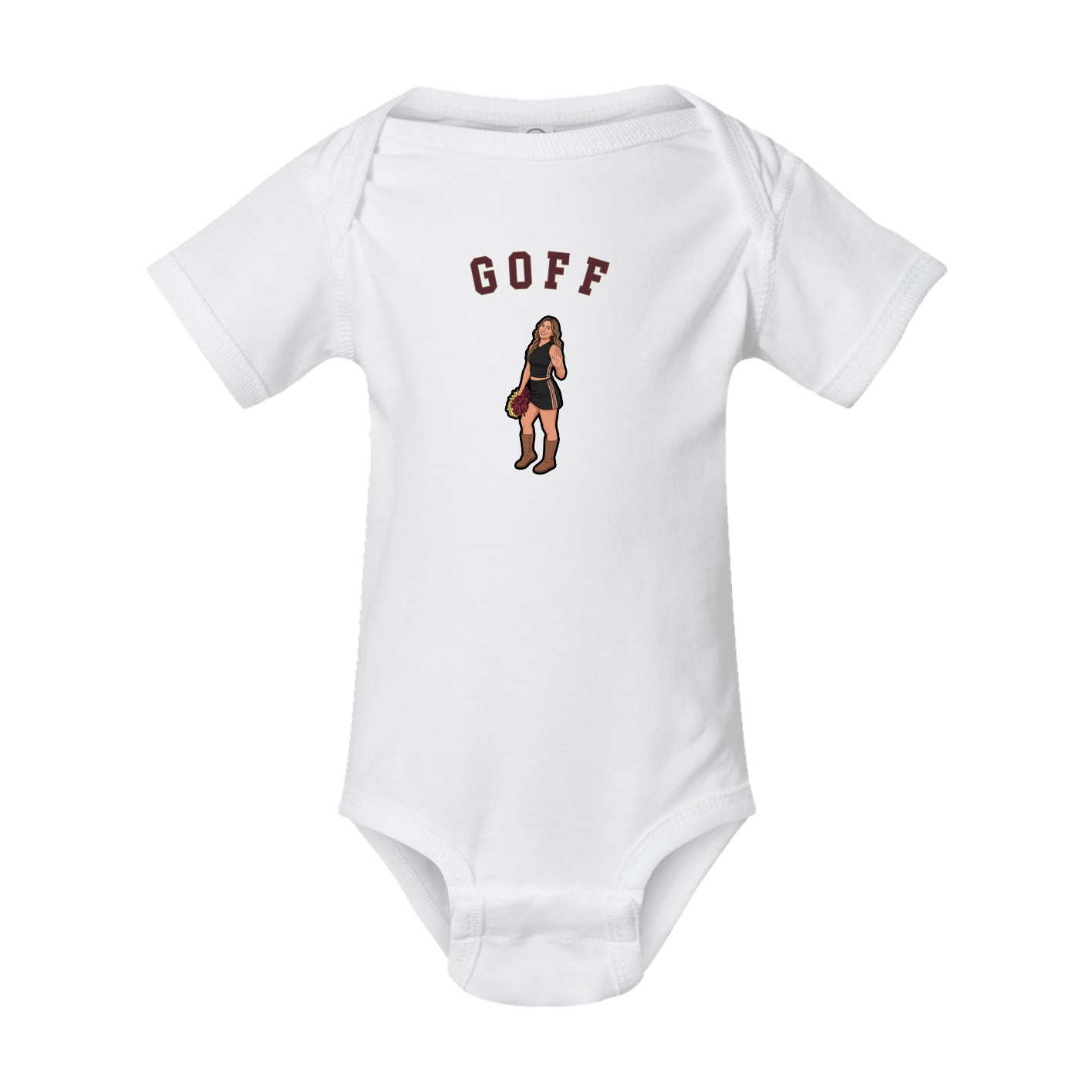 Baby Onesie — Shirsey Arch in White