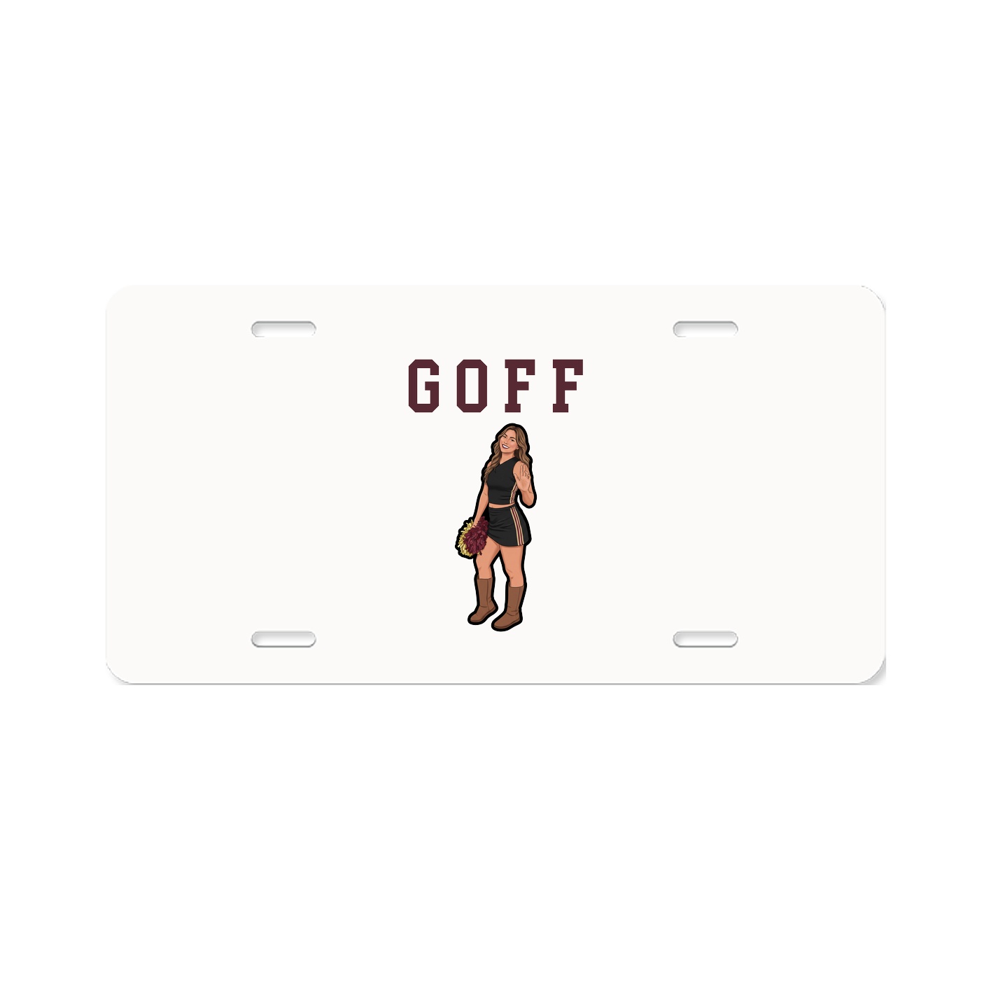 License Plate — Shirsey in Classic