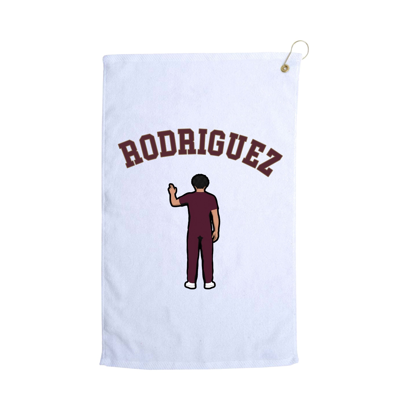 Golf Towel — Shirsey Arch in White