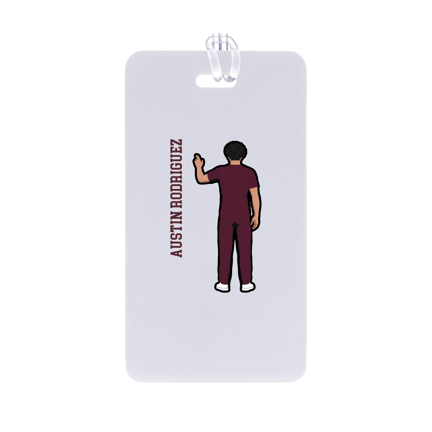 Bag Tag — Name Vertical in Classic