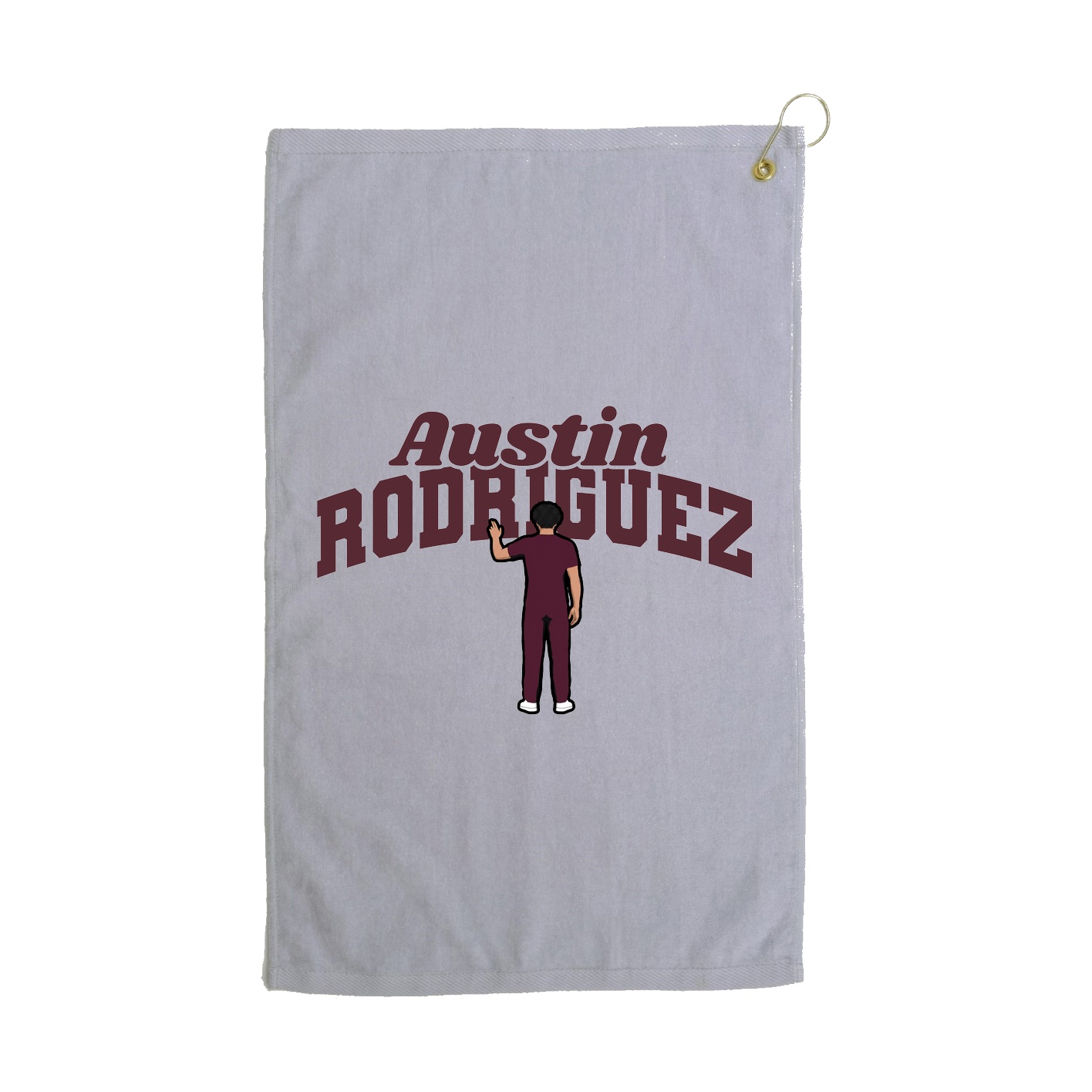 Golf Towel — Signature Arch in Grey