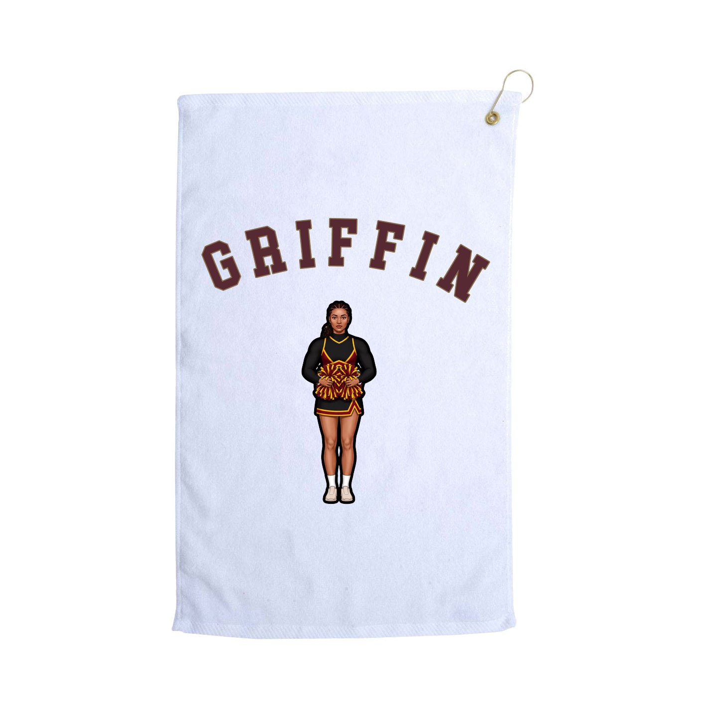 Golf Towel — Shirsey Arch in White