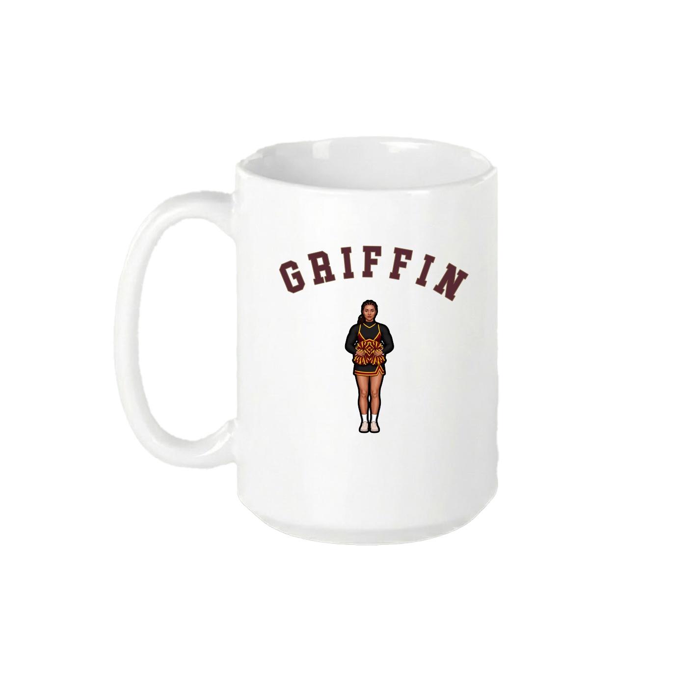 15oz Coffee Mug — Shirsey Arch in White