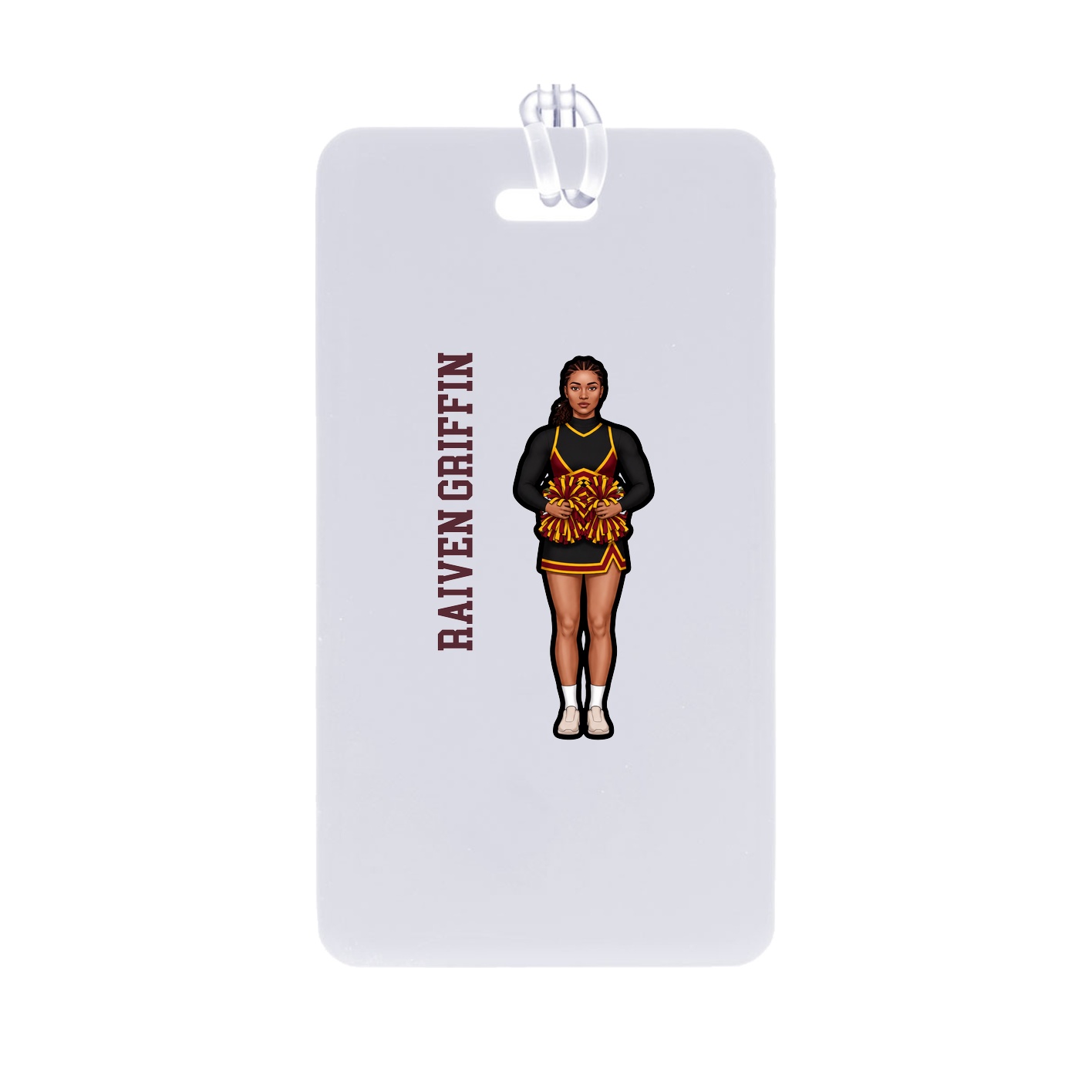Bag Tag — Name Vertical in Classic