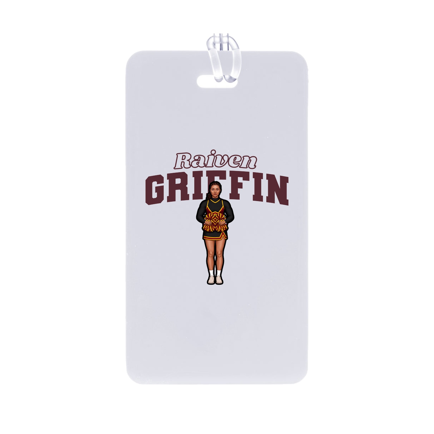 Bag Tag — Name Arch in Classic