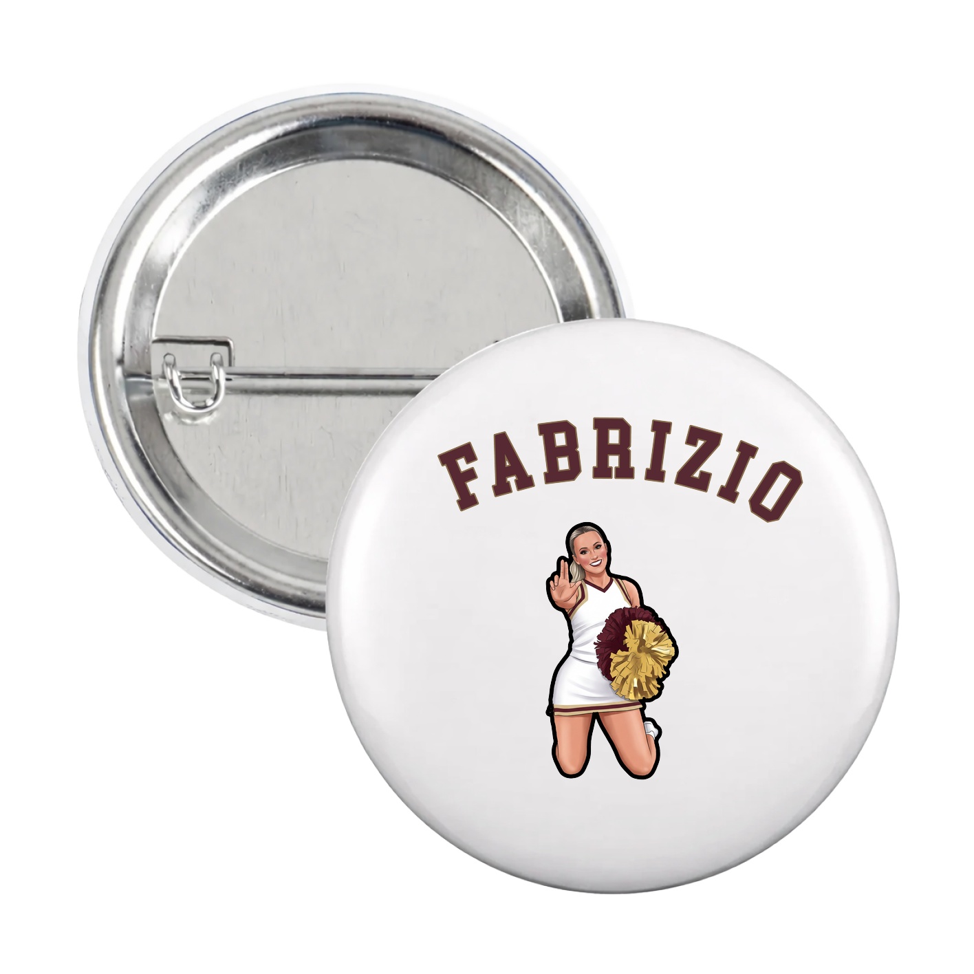Game Day Button — Shirsey Arch in White