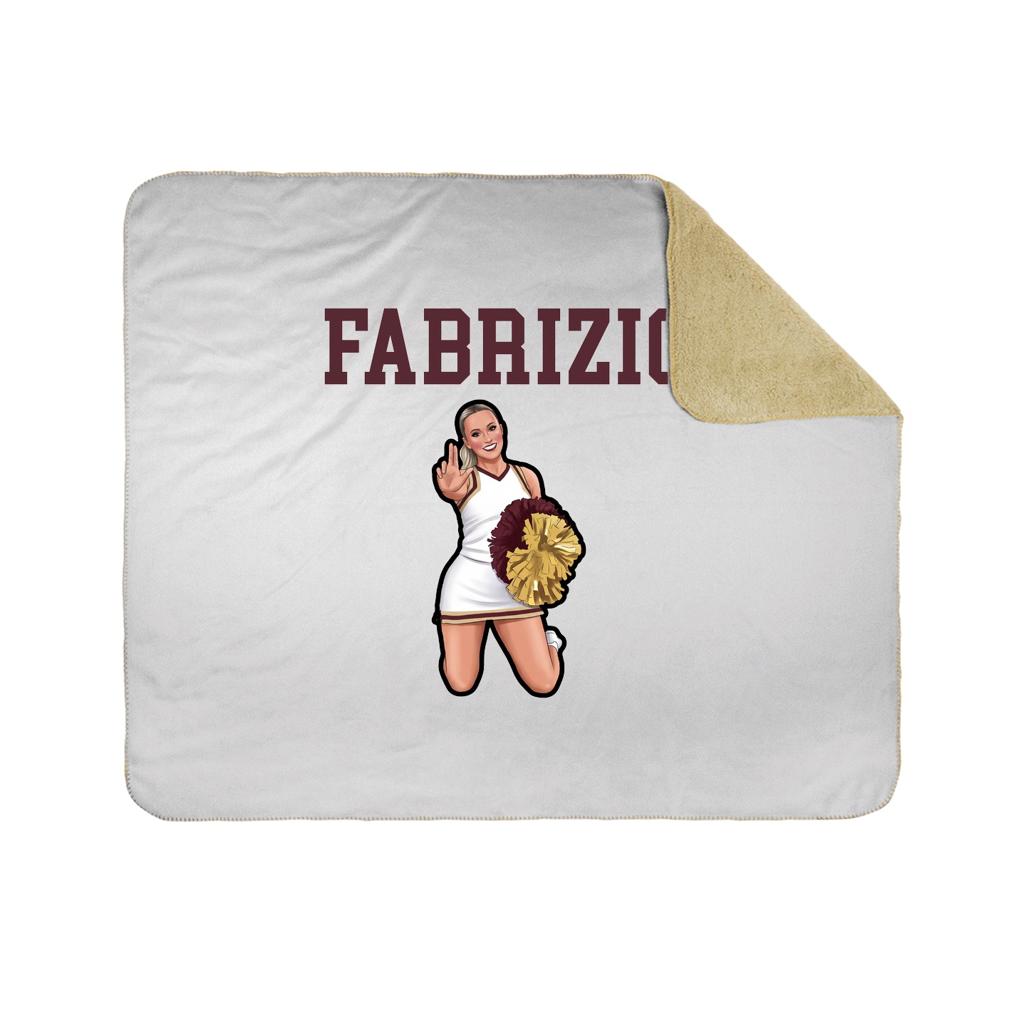 Throw Blanket — Shirsey in White