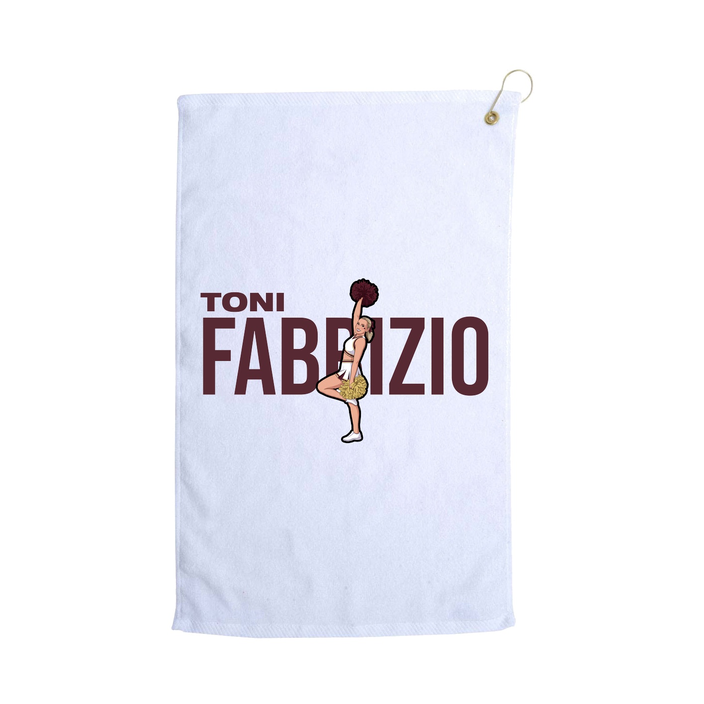 Golf Towel — Player Name in White