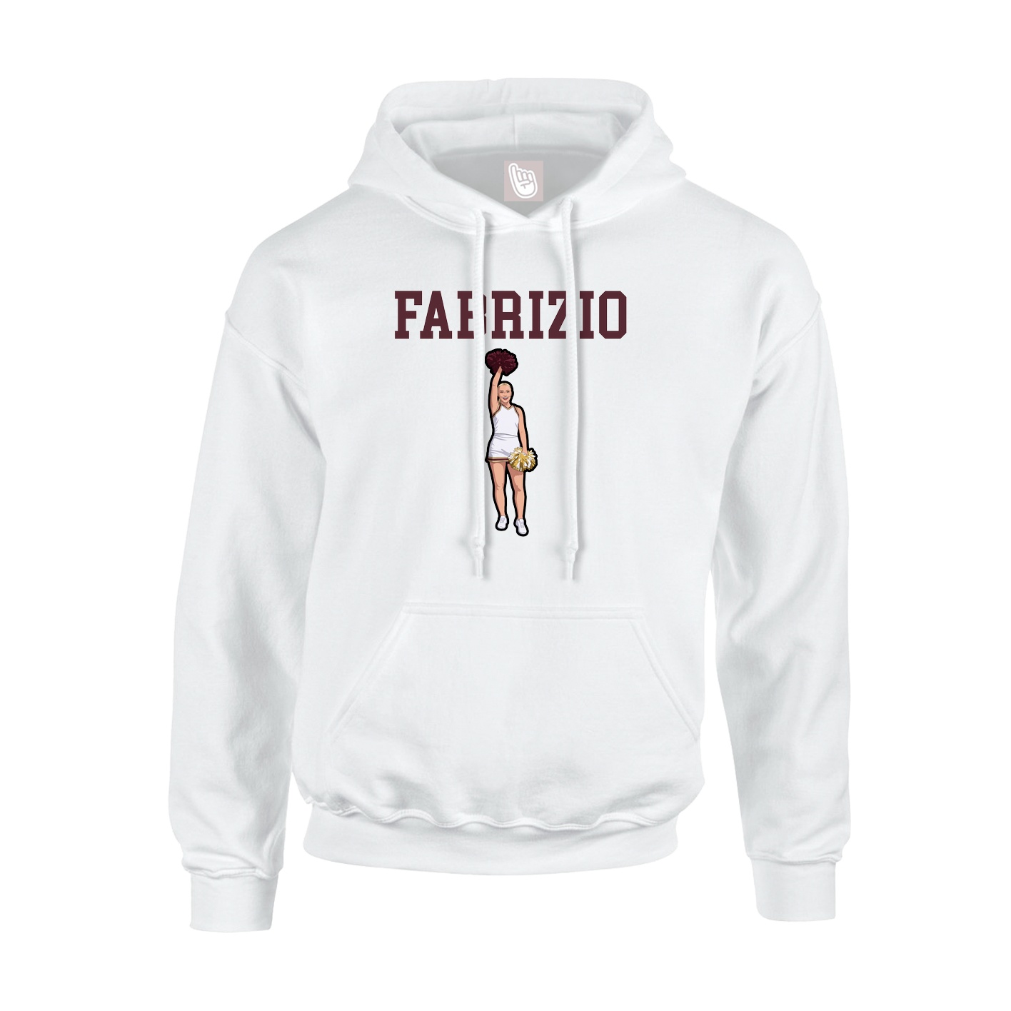 Youth Hoodie — Shirsey in White