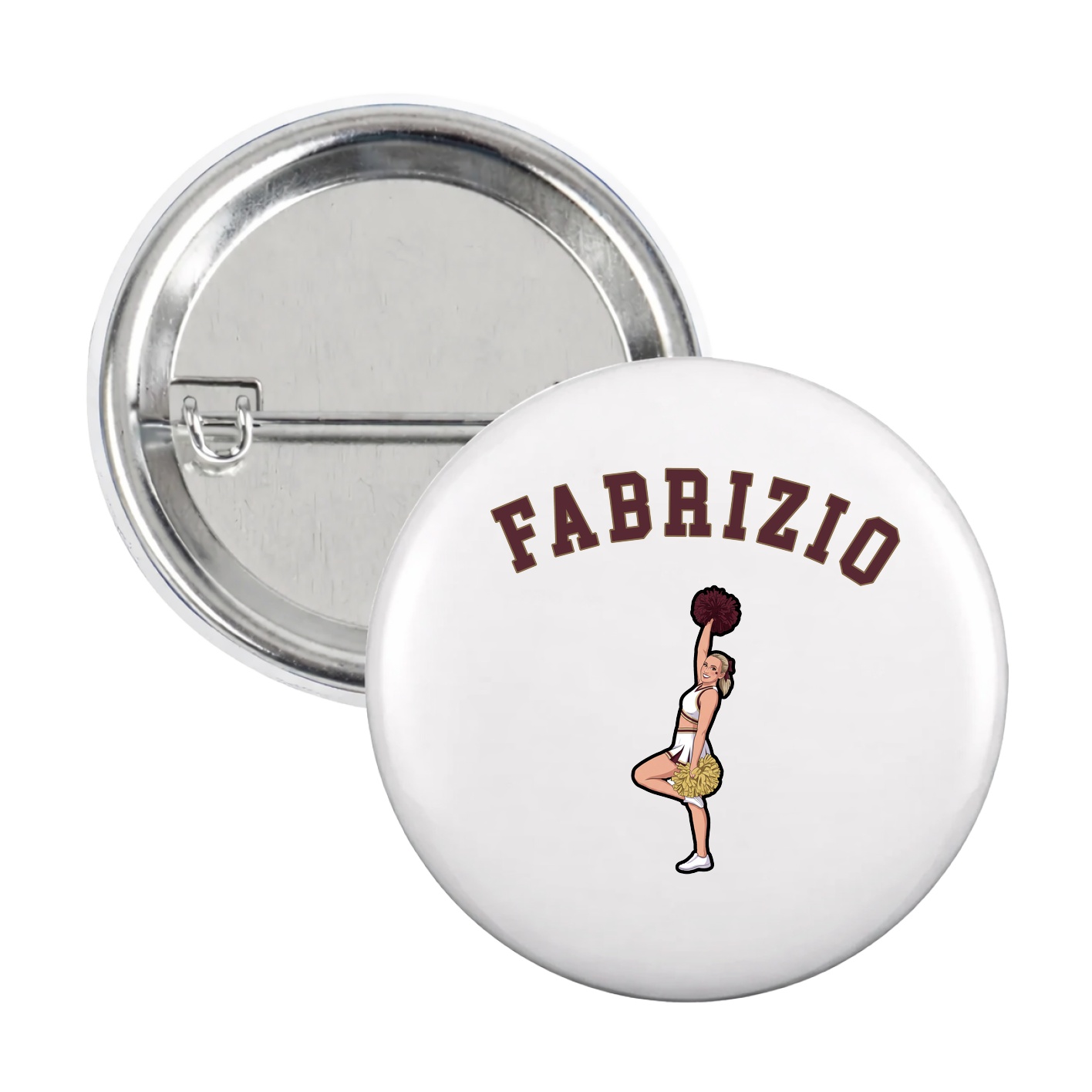 Game Day Button — Shirsey Arch in White