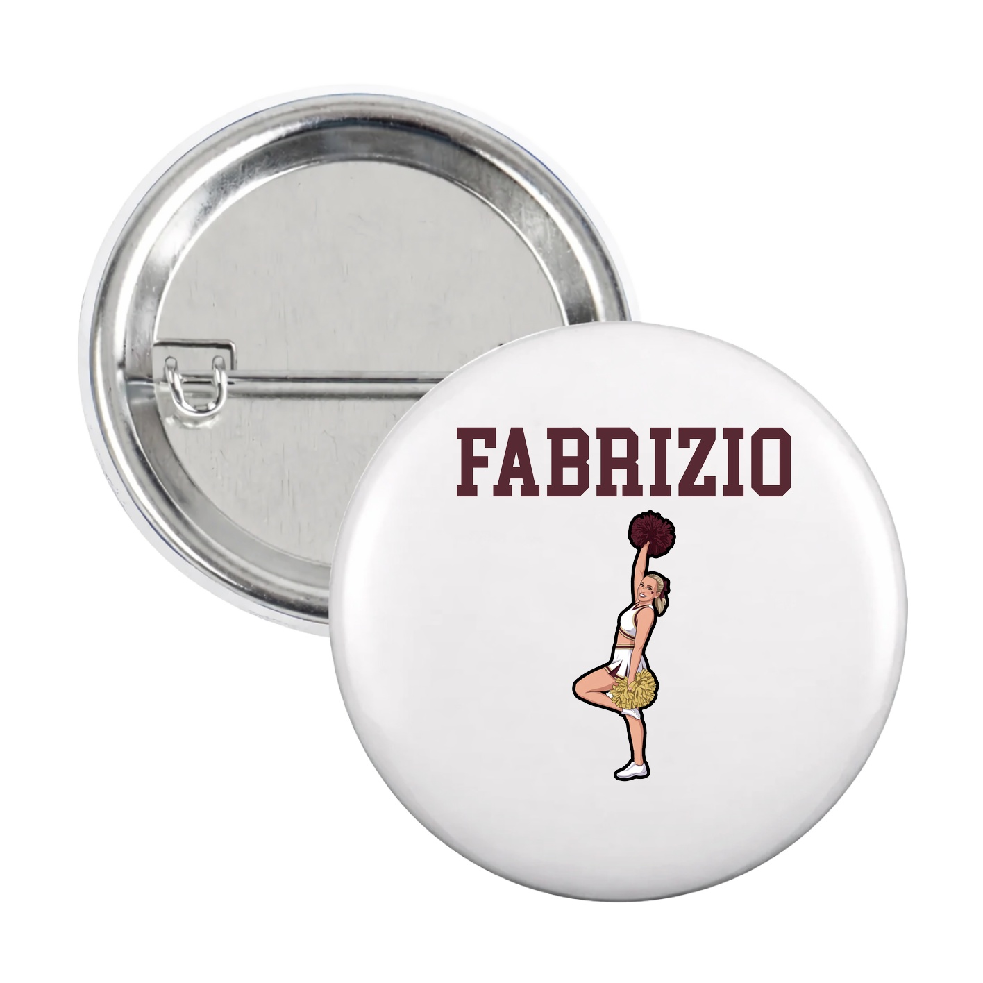 Game Day Button — Shirsey in White