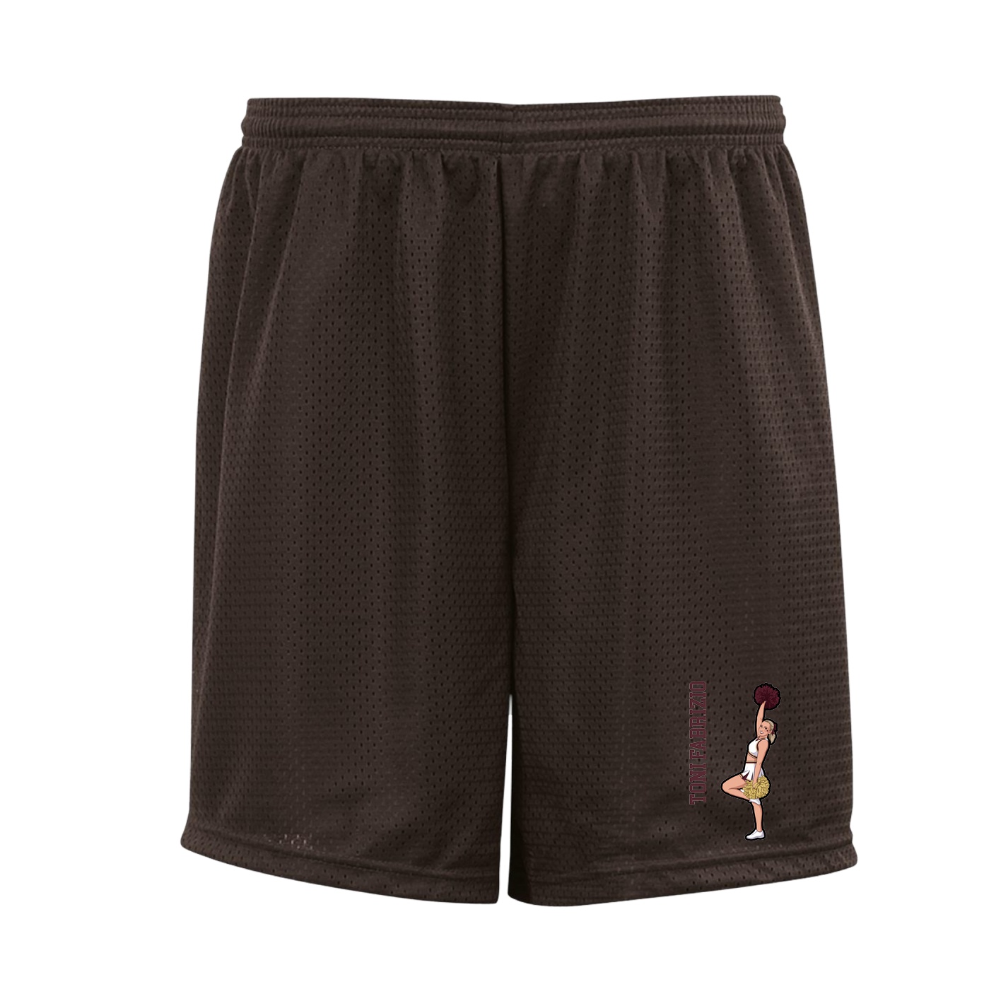 Shorts — Name Vertical in Brown