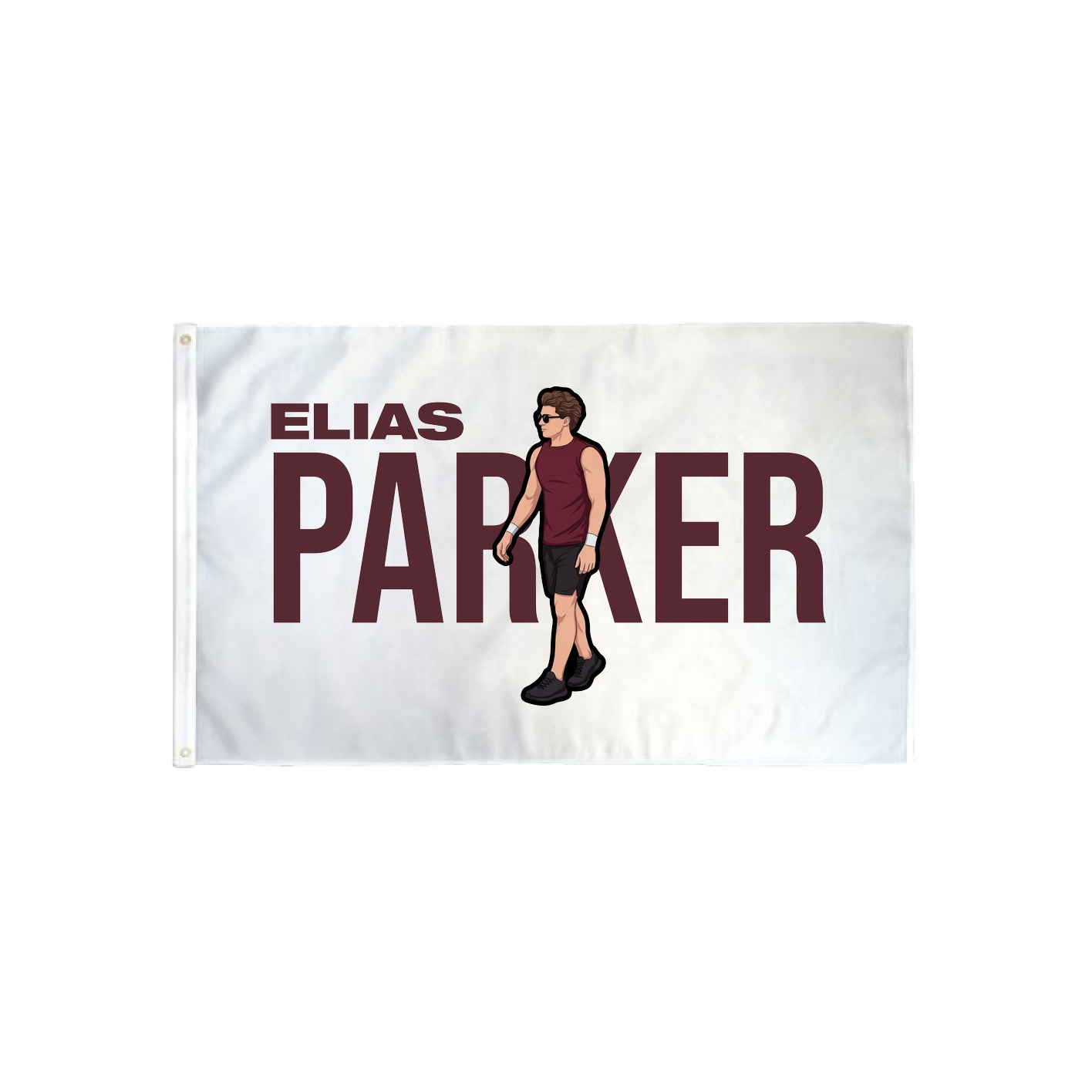 3x5 Flag — Player Name in Classic