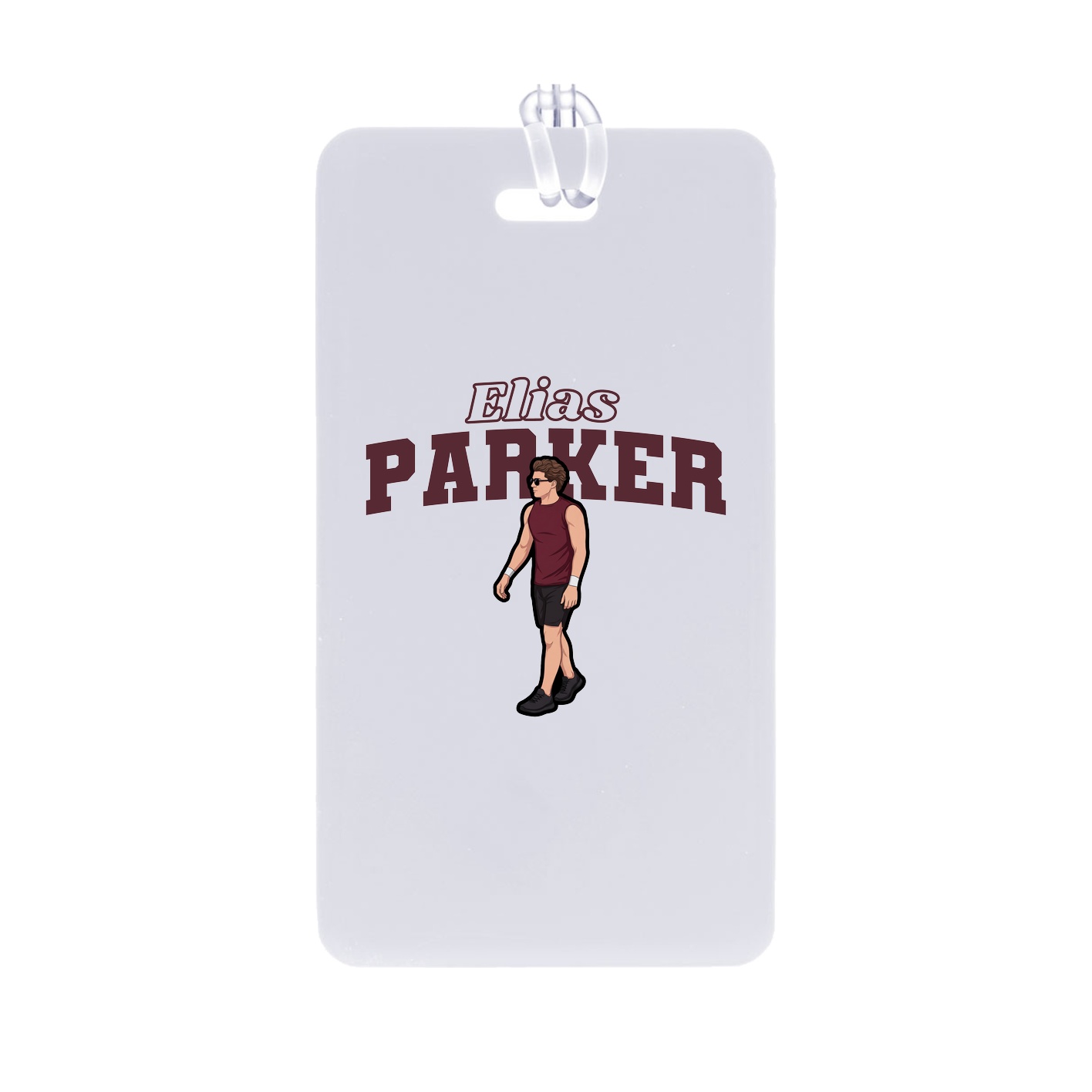 Bag Tag — Name Arch in Classic