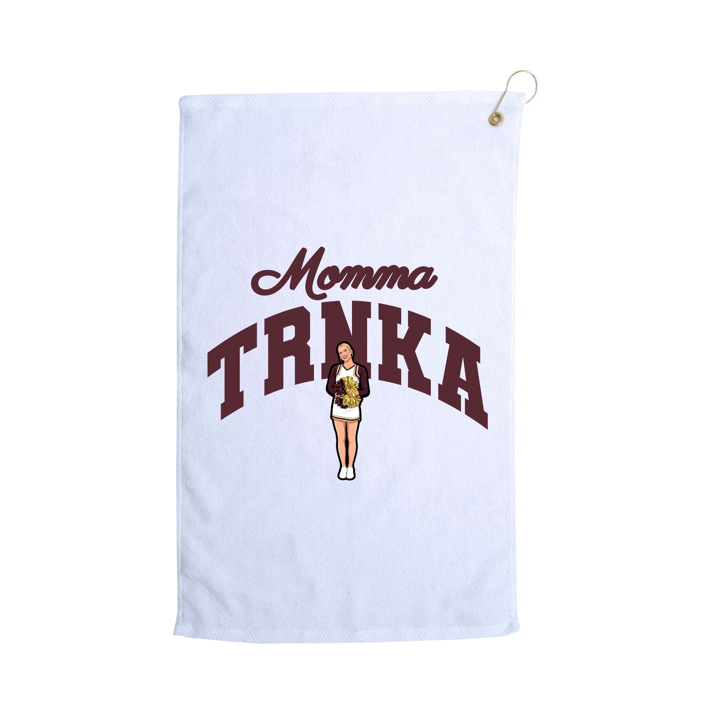 Golf Towel — Mothers Day Arch in White