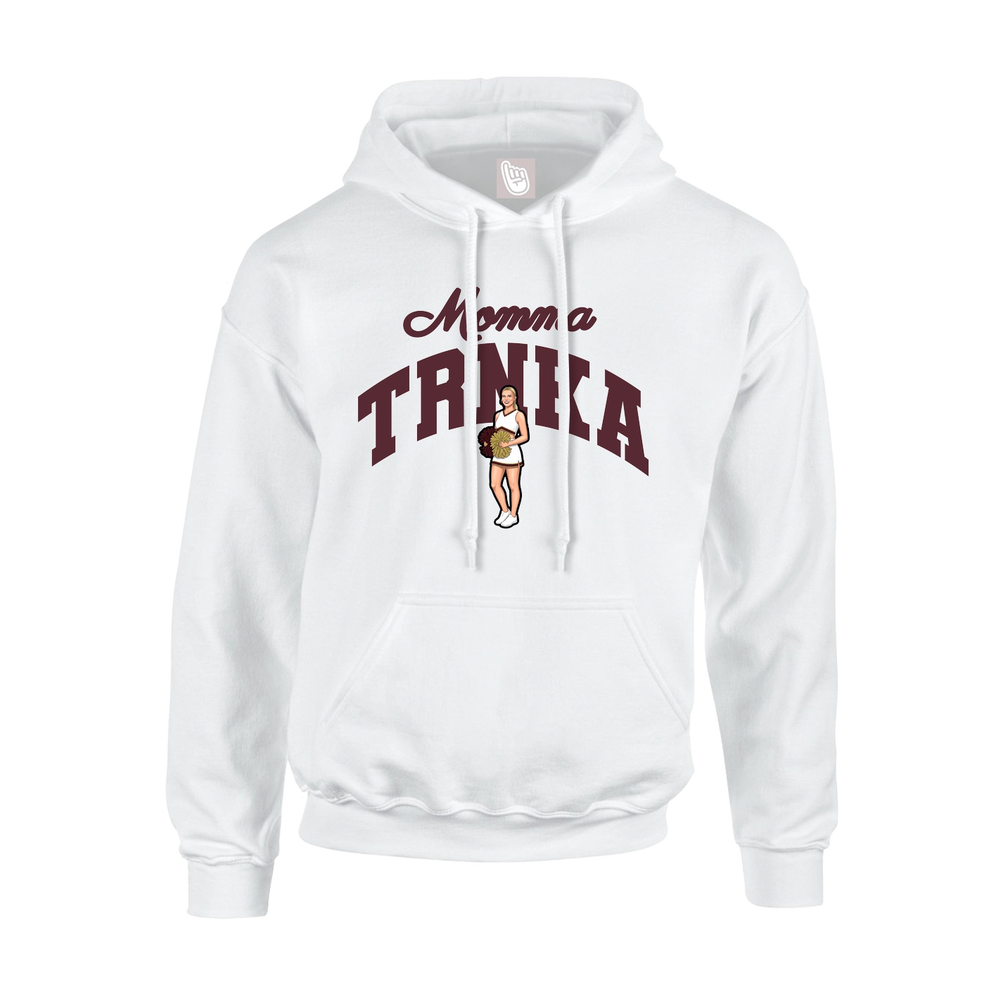 Hoodie — Mothers Day Arch in White