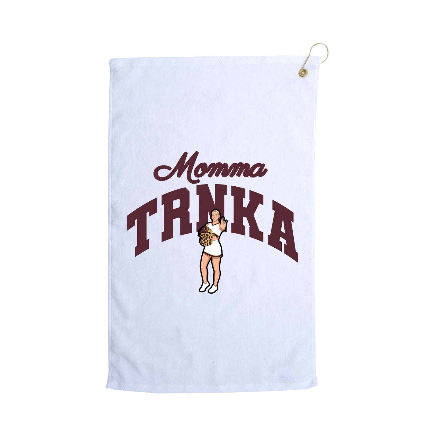Golf Towel — Mothers Day Arch in White