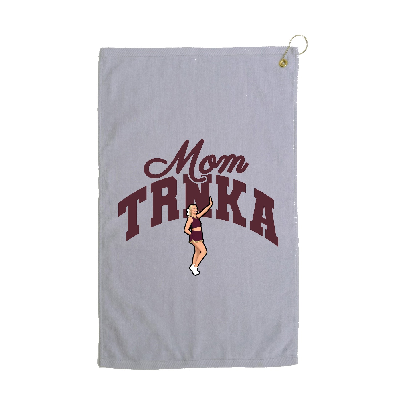 Golf Towel — Mothers Day Arch in Grey