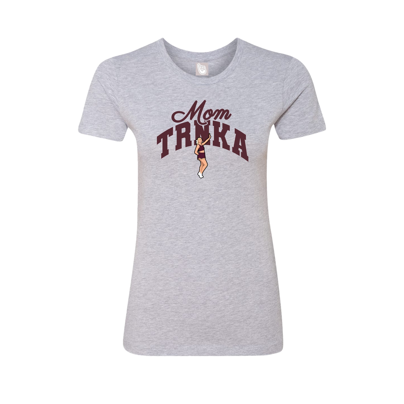 Womens Tee — Mothers Day Arch in Grey