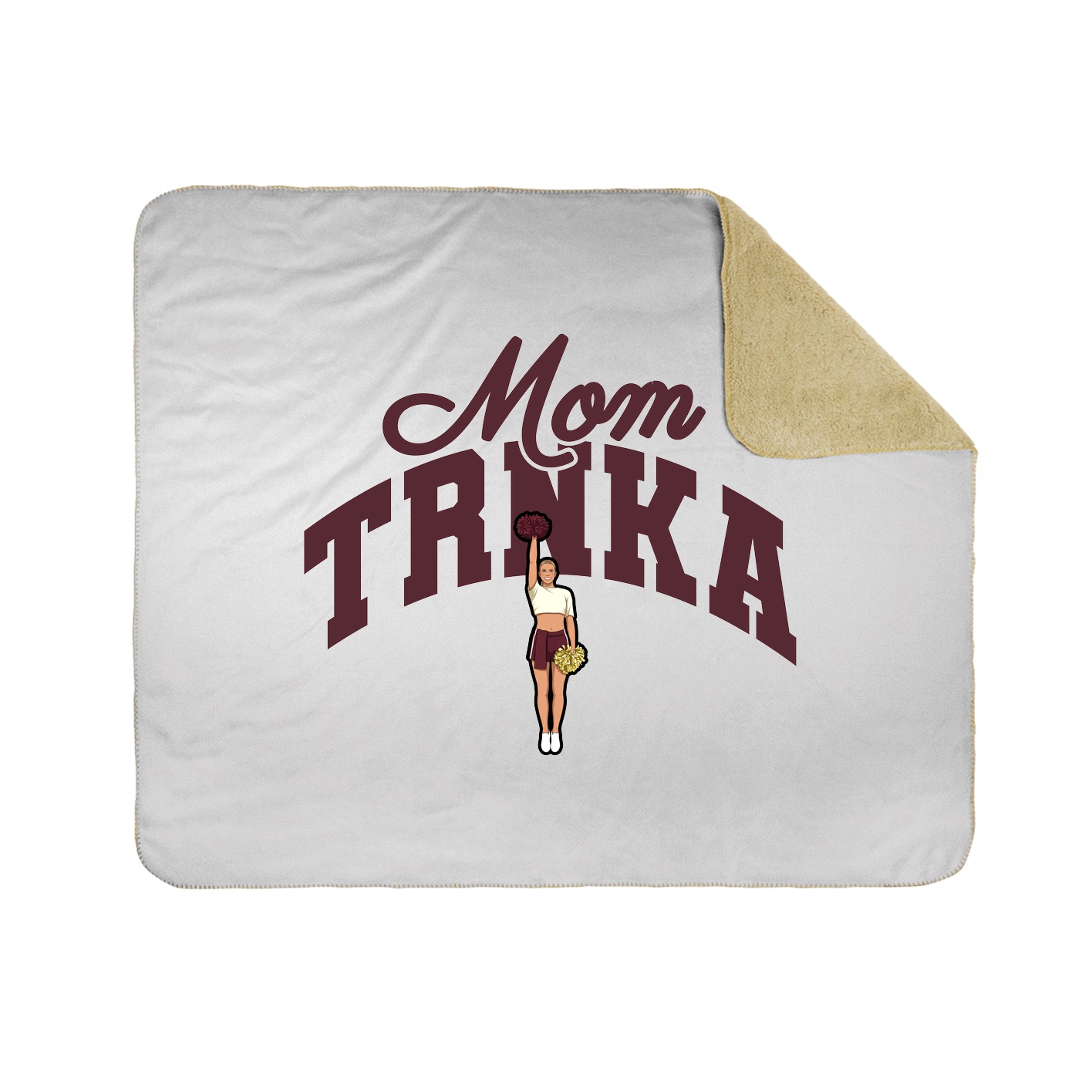 Throw Blanket — Mothers Day Arch in White