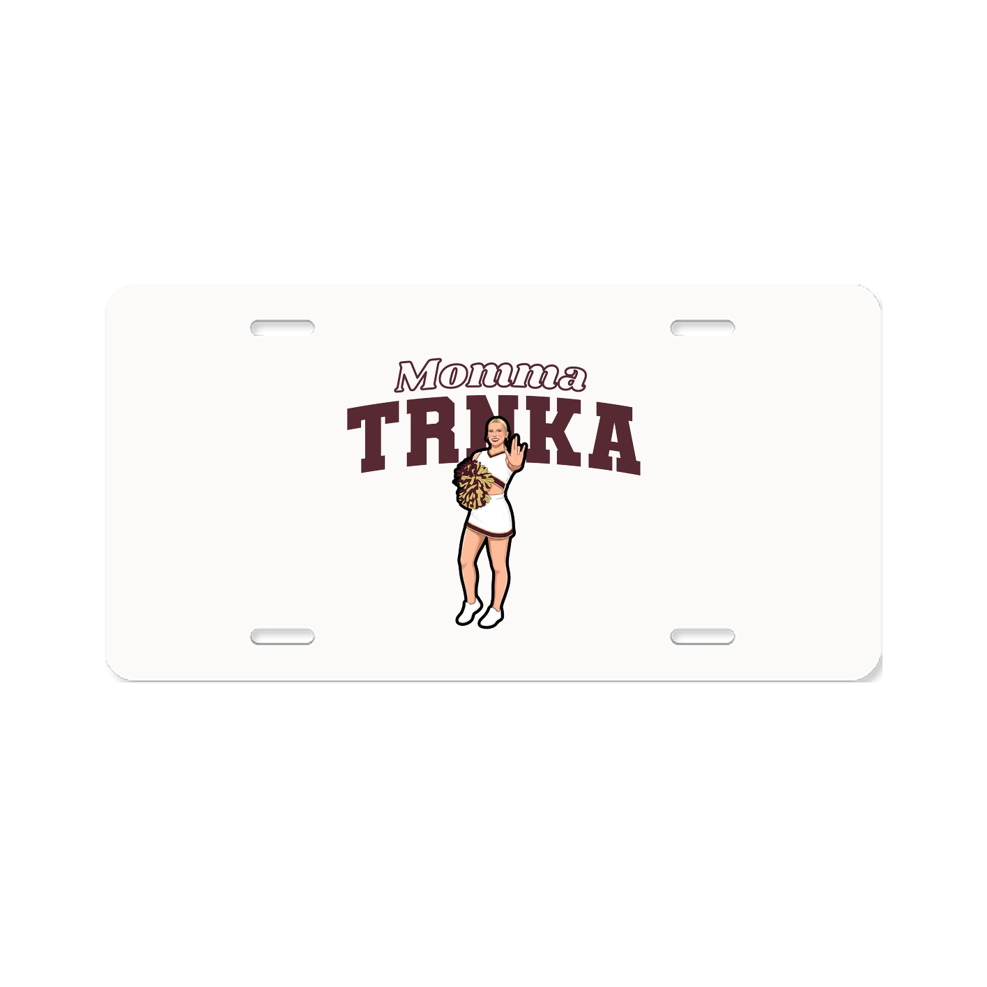 License Plate — Mothers Day Block in Classic