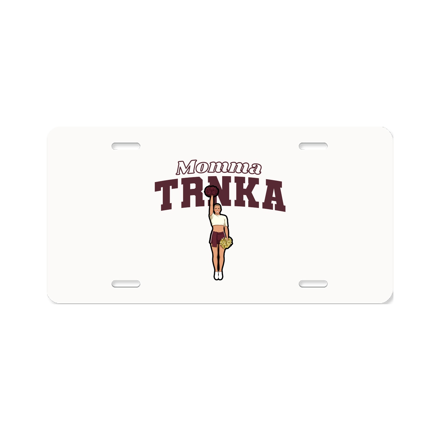 License Plate — Mothers Day Block in Classic