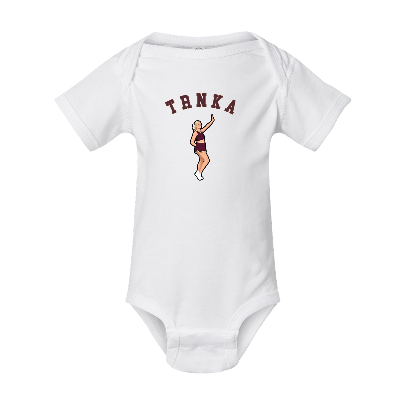 Baby Onesie — Shirsey Arch in White