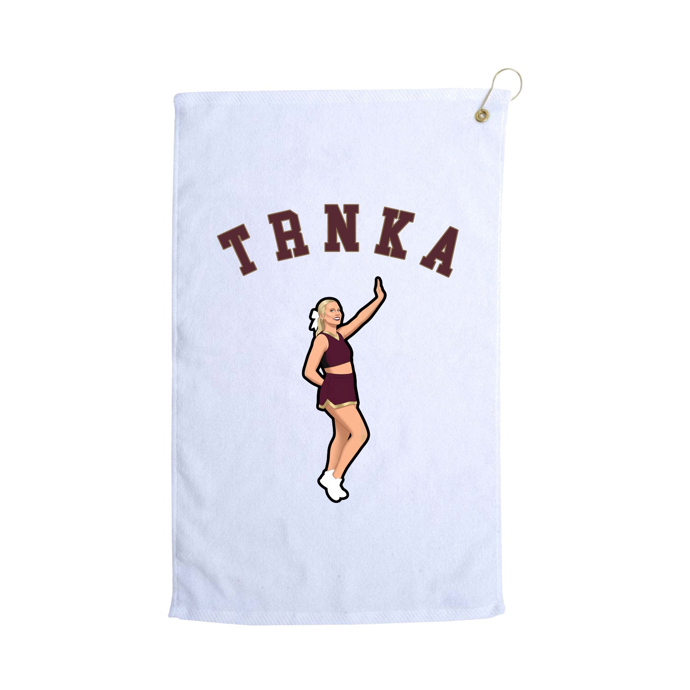Golf Towel — Shirsey Arch in White