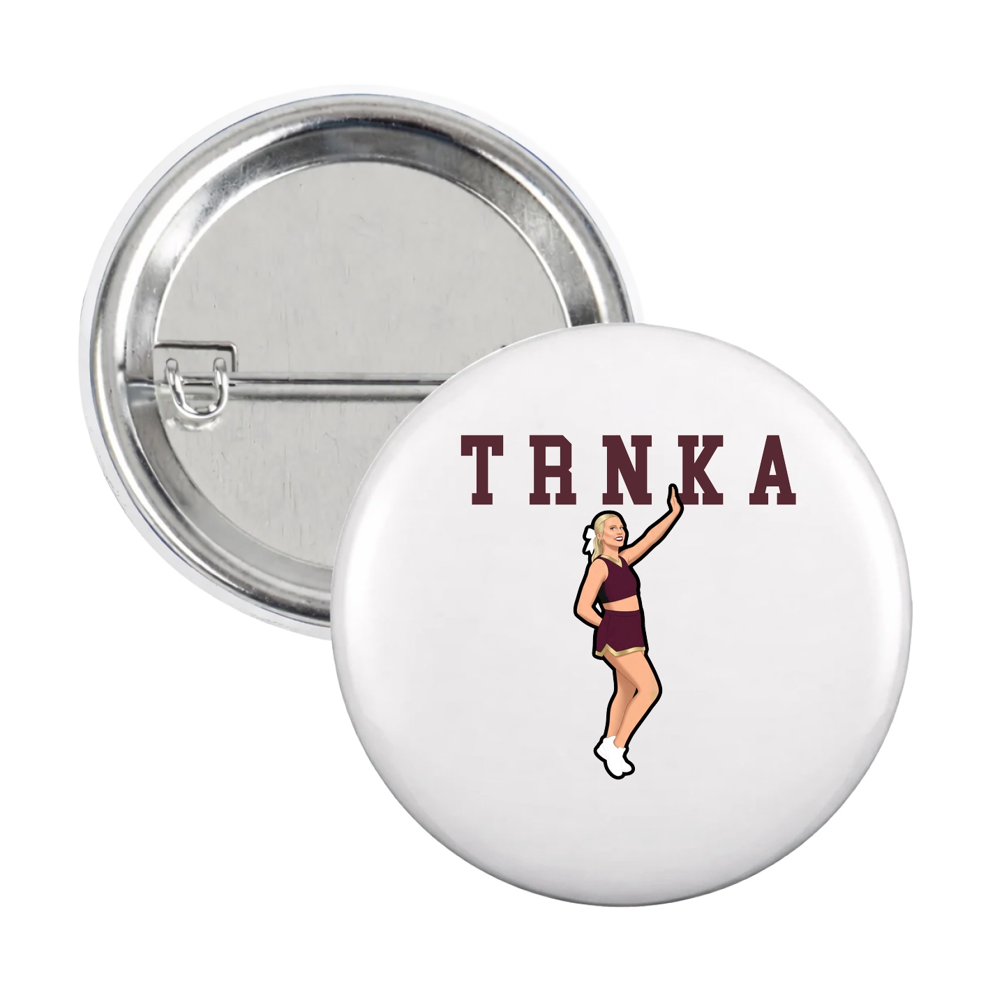 Game Day Button — Shirsey in White