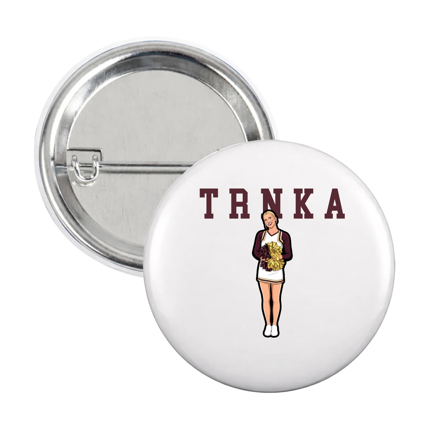 Game Day Button — Shirsey in White