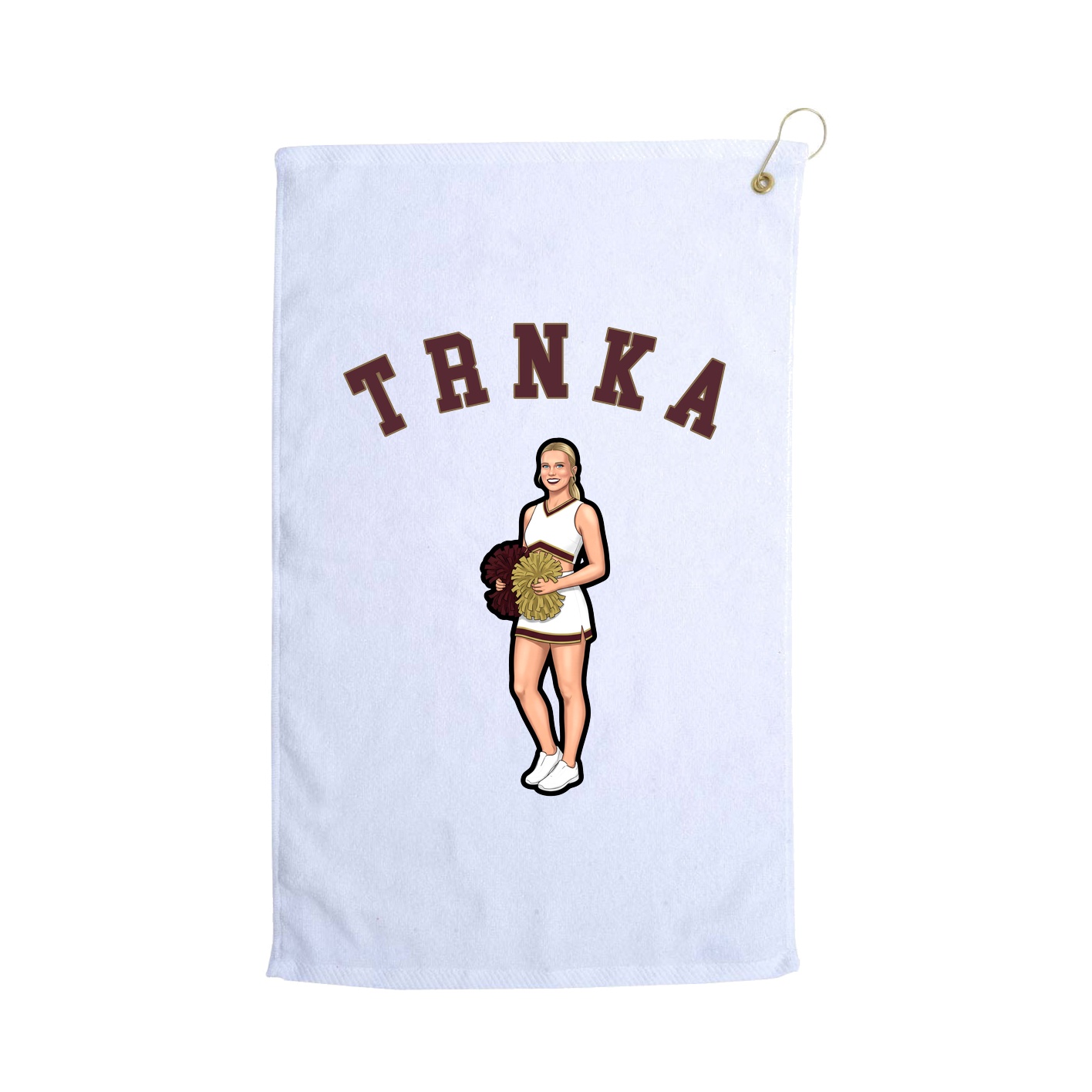 Golf Towel — Shirsey Arch in White
