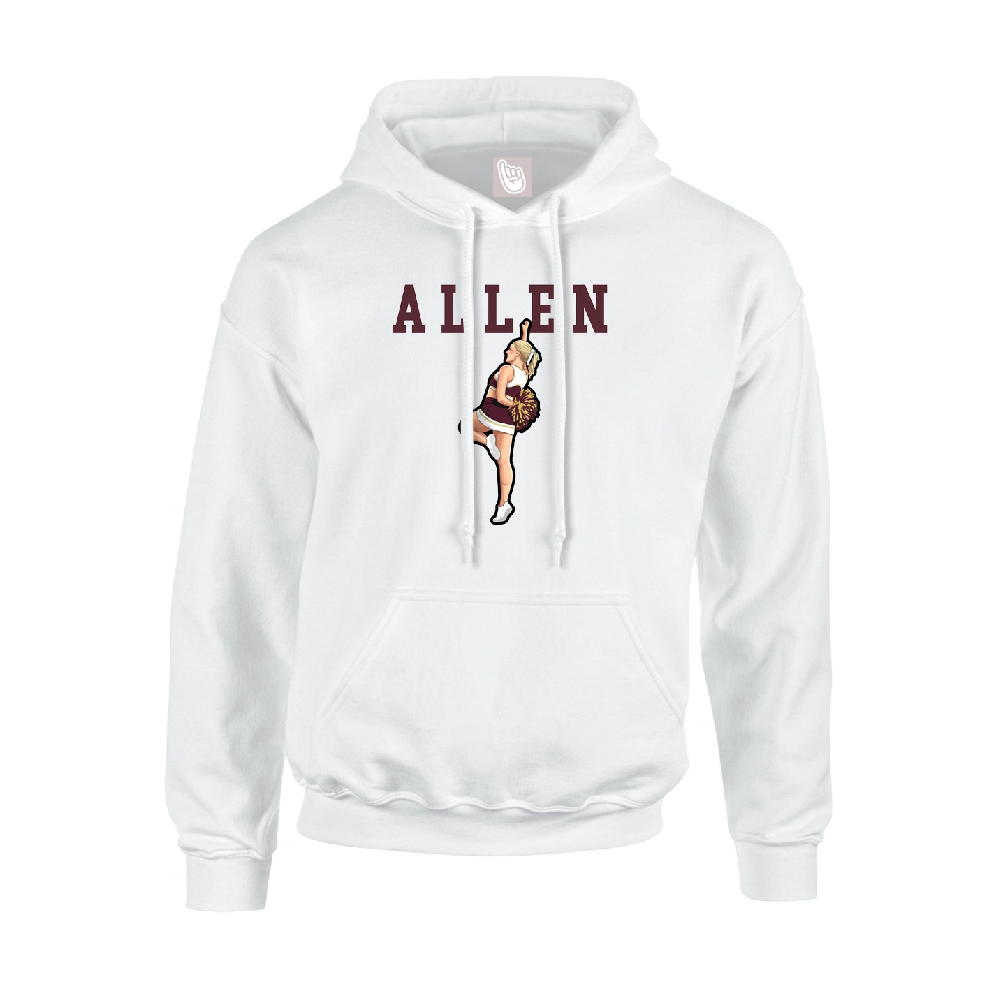 Hoodie — Shirsey in White