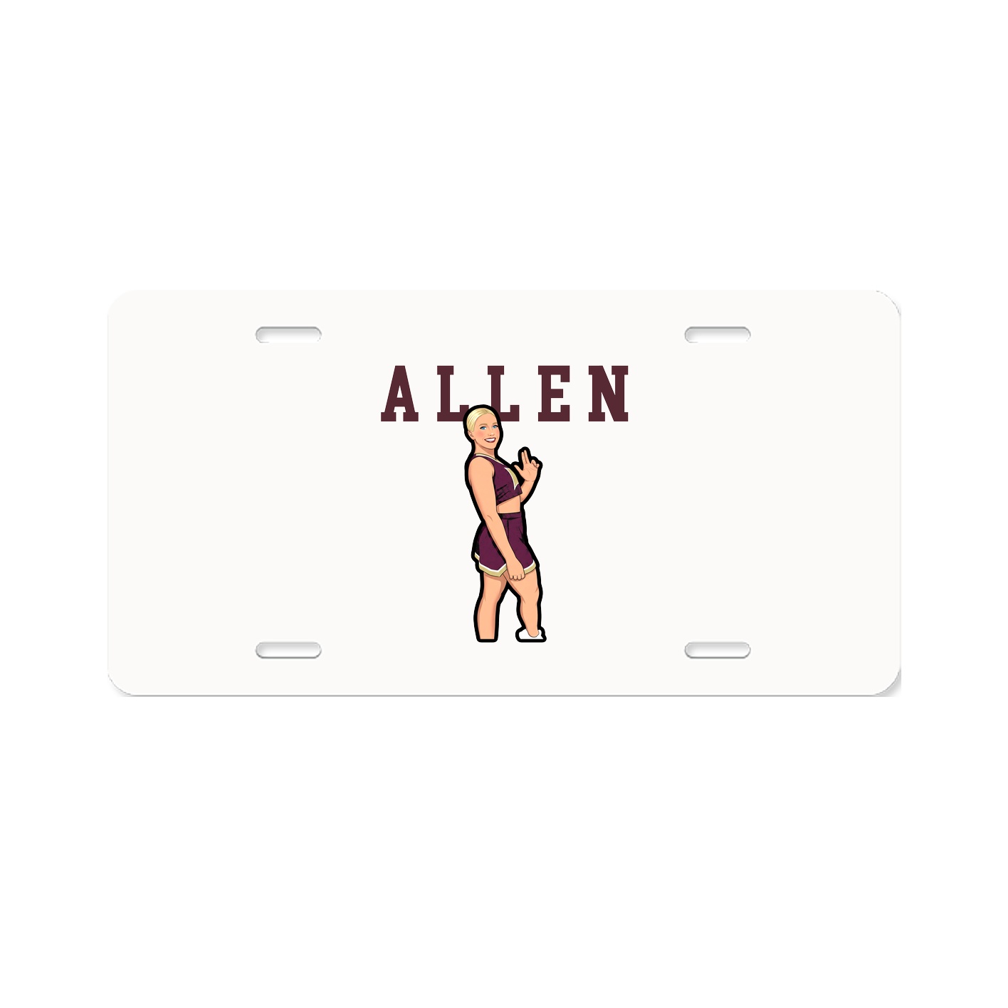 License Plate — Shirsey in Classic