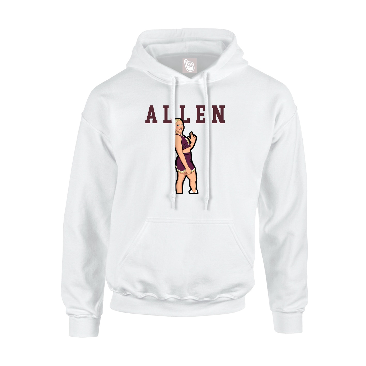 Youth Hoodie — Shirsey in White