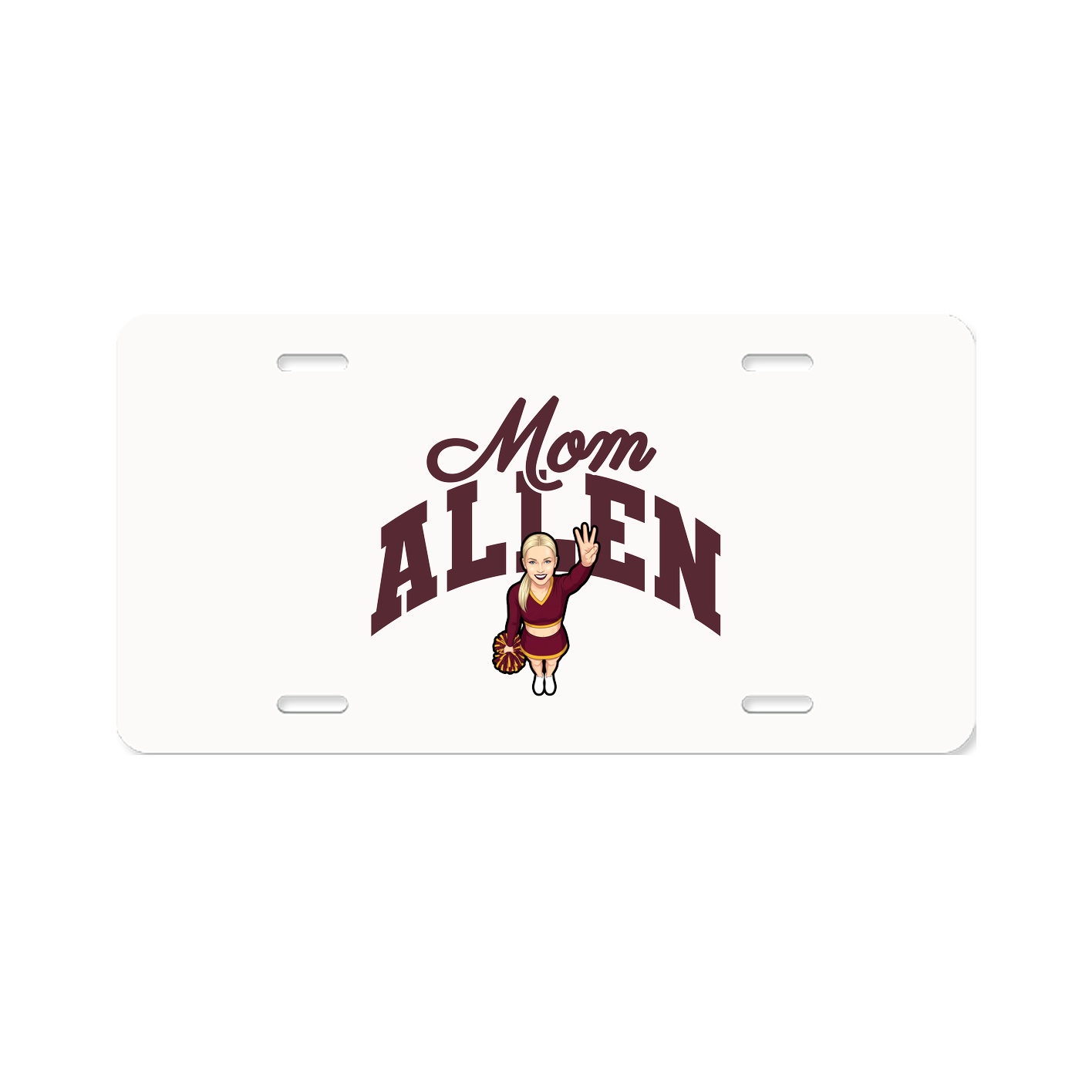 License Plate — Mothers Day Arch in Classic