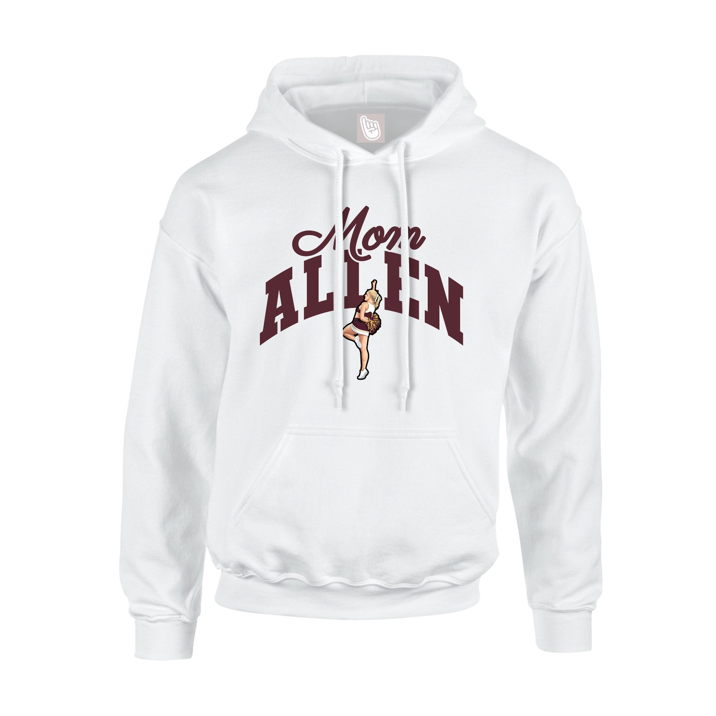 Hoodie — Mothers Day Arch in White