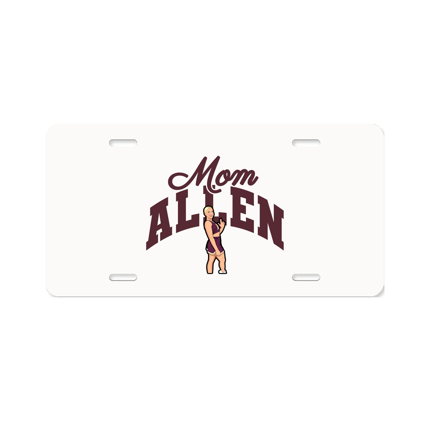 License Plate — Mothers Day Arch in Classic
